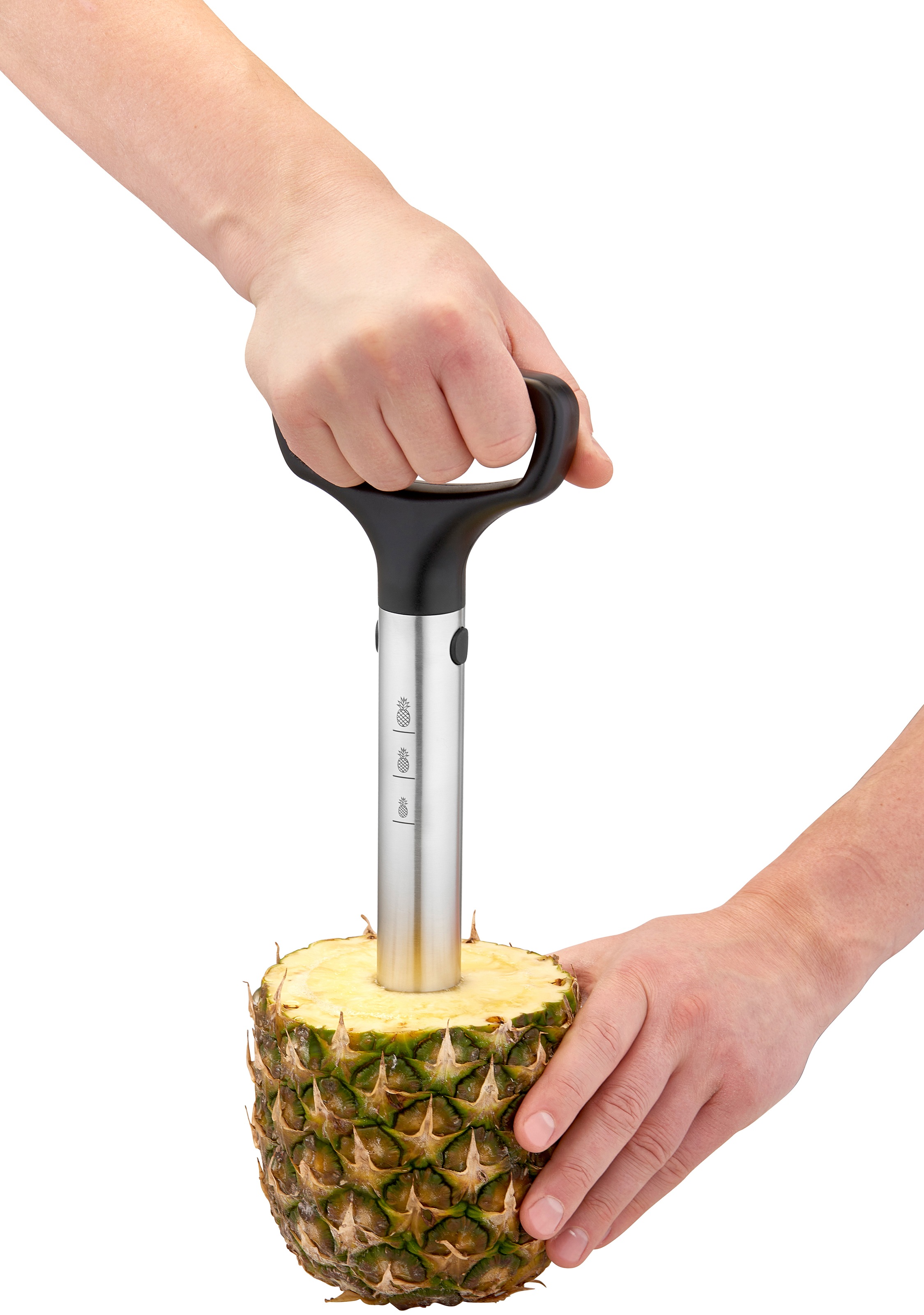 RÖSLE Obstschneider Ananasschäler mit ergonomischem Griff, Einschneidskala, günstig online kaufen