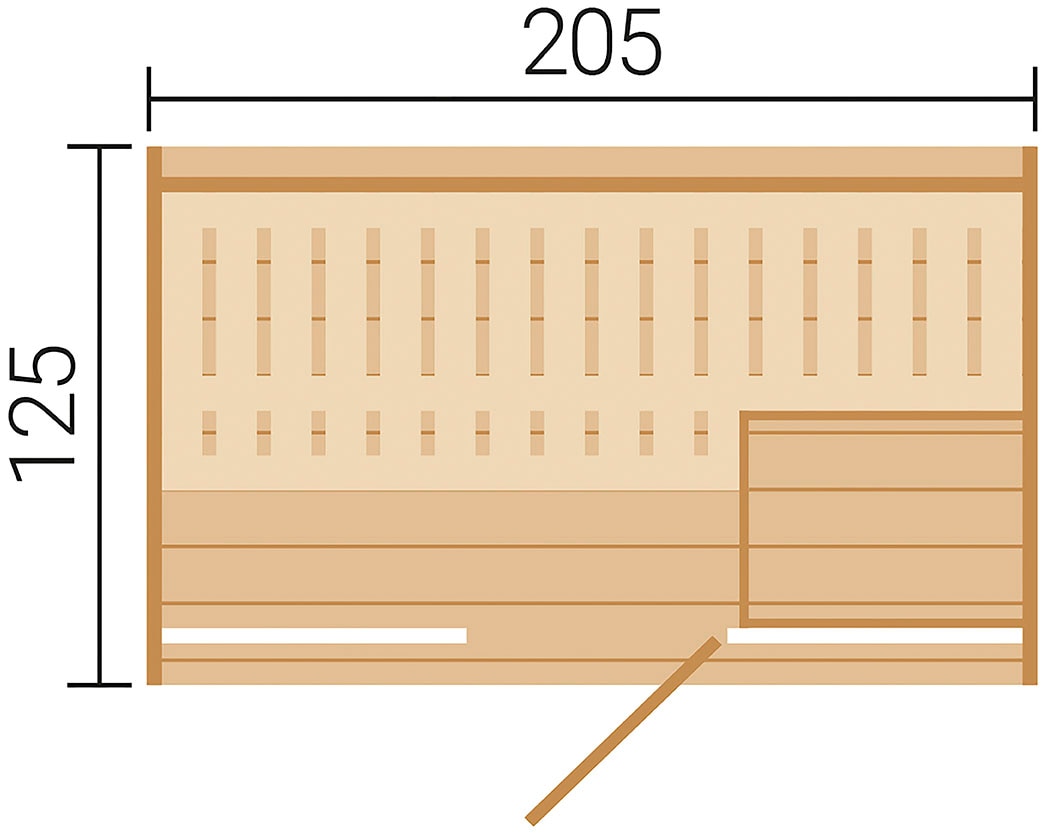 weka Saunahaus »Laadi 1«