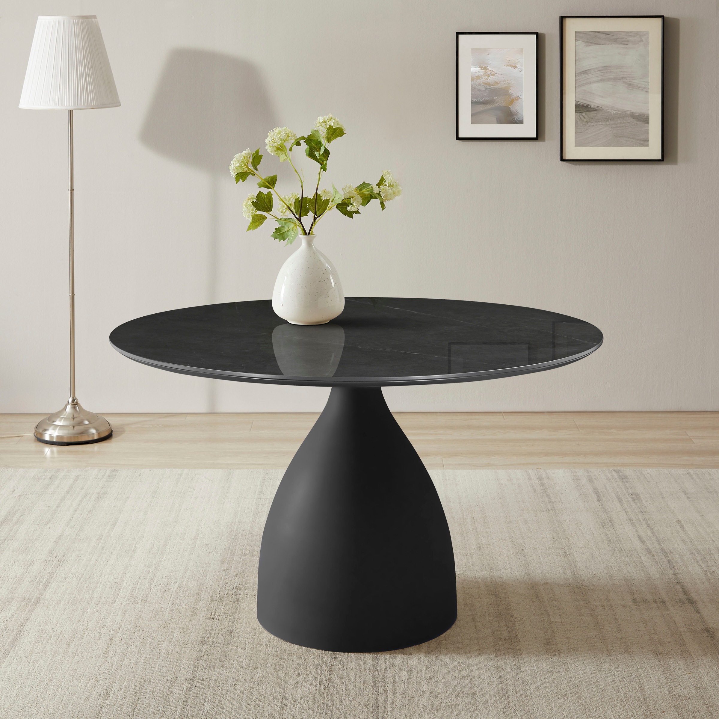 OTTO home Esstisch "Lealux" mit Sintersteinplatte, elegantem Gestell und pflegeleichter Oberfläche
