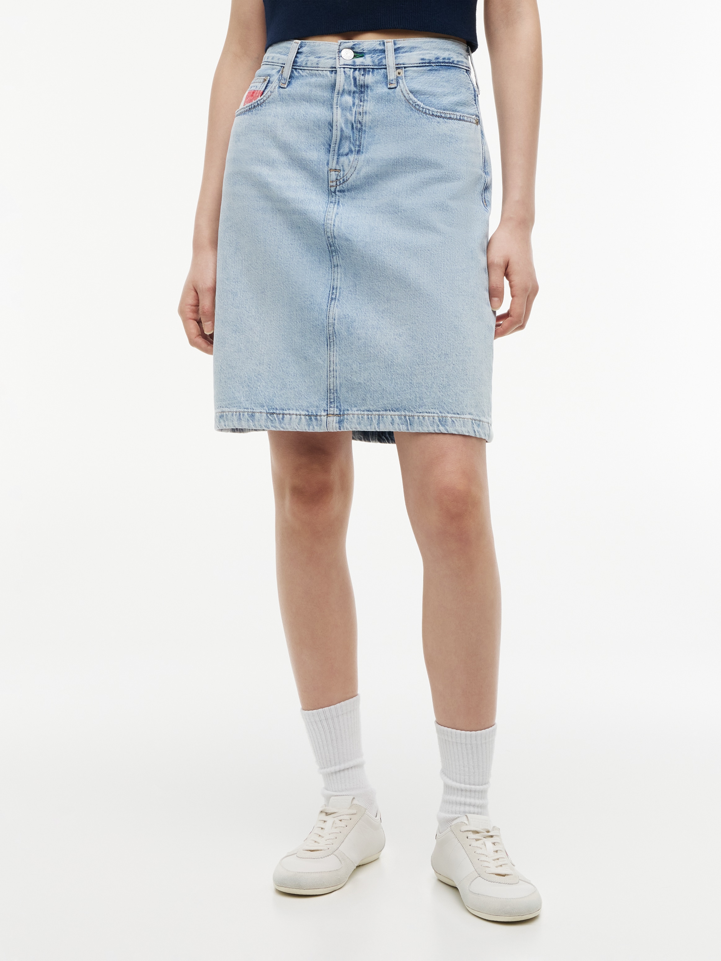 Tommy Jeans Jeansrock "CLAIRE SKIRT RWB CBF CJ6013" Baumwolle, 5-Pocket Style