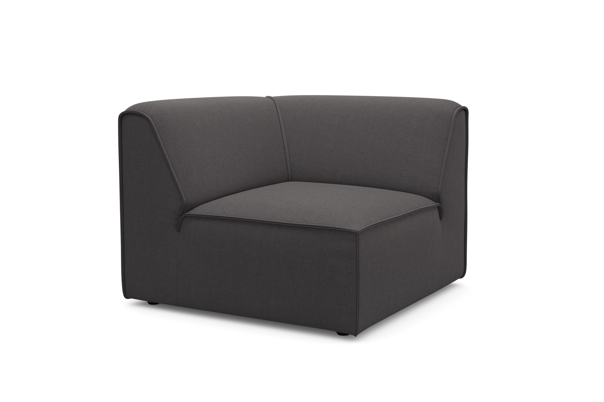 RAUM.ID Sofa-Eckelement »Merid, Sofaelement, Maße B/T/H: 97/97/46 cm«, als Modul oder separat verwendbar, für individuelle Zusammenstellung