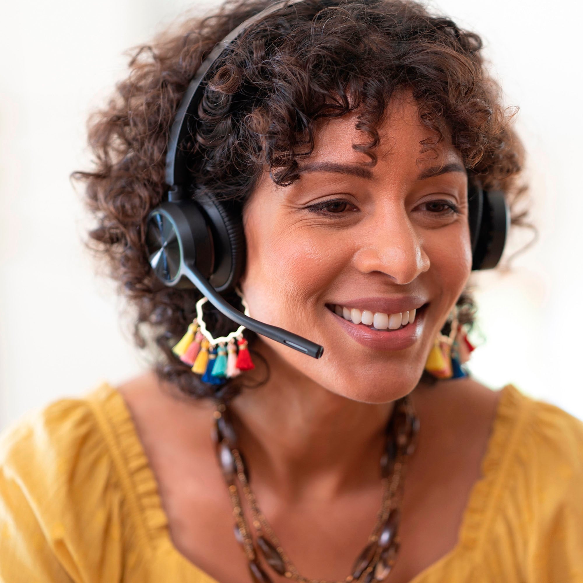 HP Headset »Voyager 4320 UC«, Bluetooth, Freisprechfunktion-Rauschunterdrückung-Sprachsteuerung