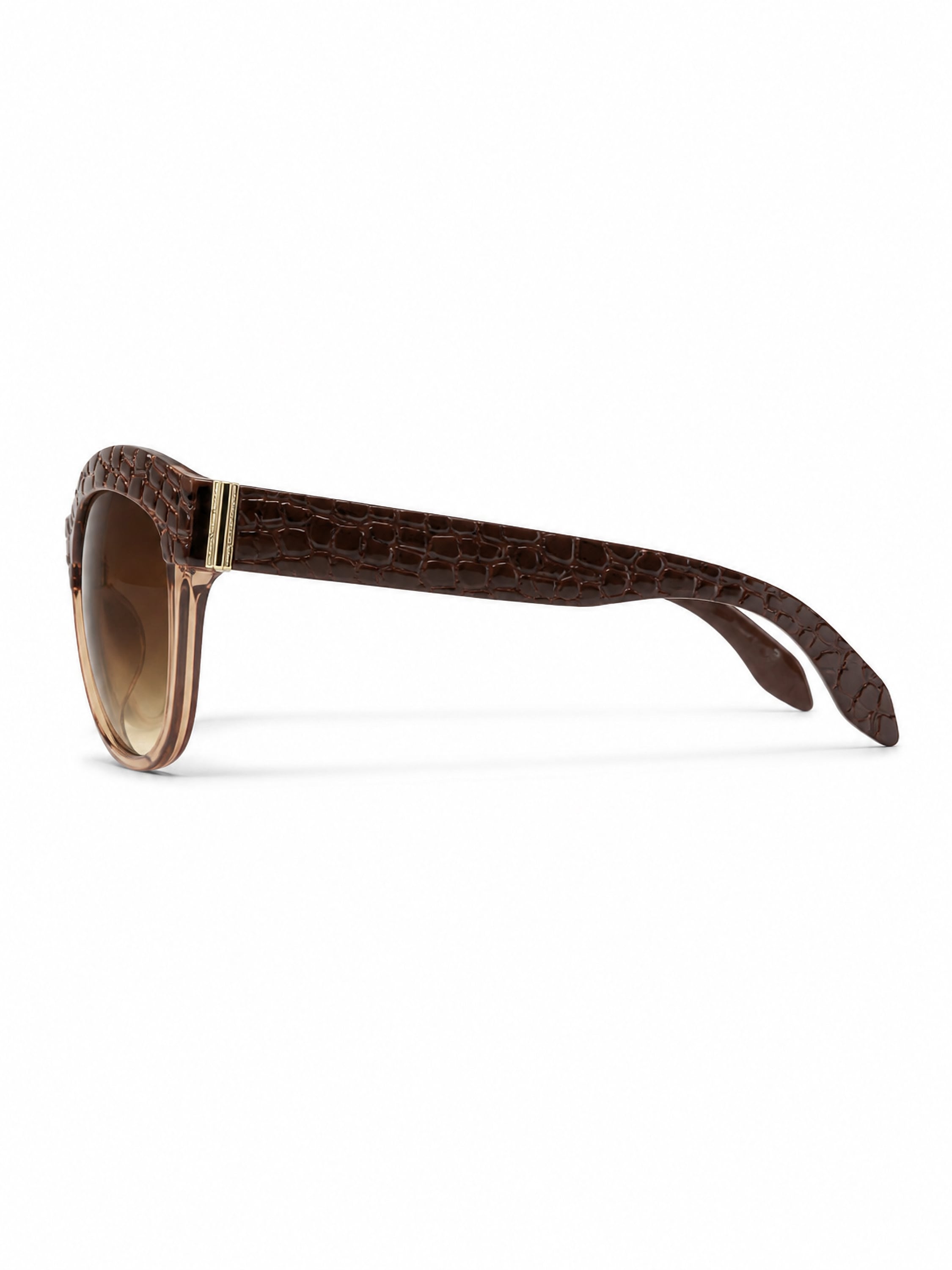COLLEZIONE ALESSANDRO Sonnenbrille »Kroko« mit Krokobesatz