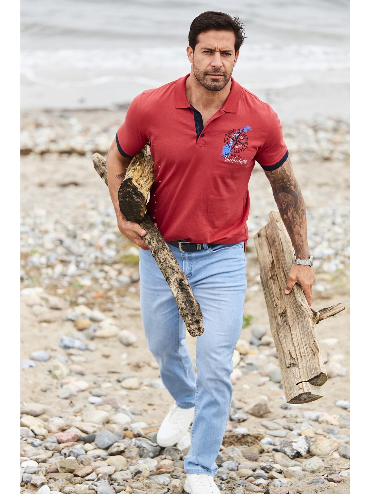 Jan Vanderstorm Poloshirt »Poloshirt ARKHOLM«, (1 tlg.)