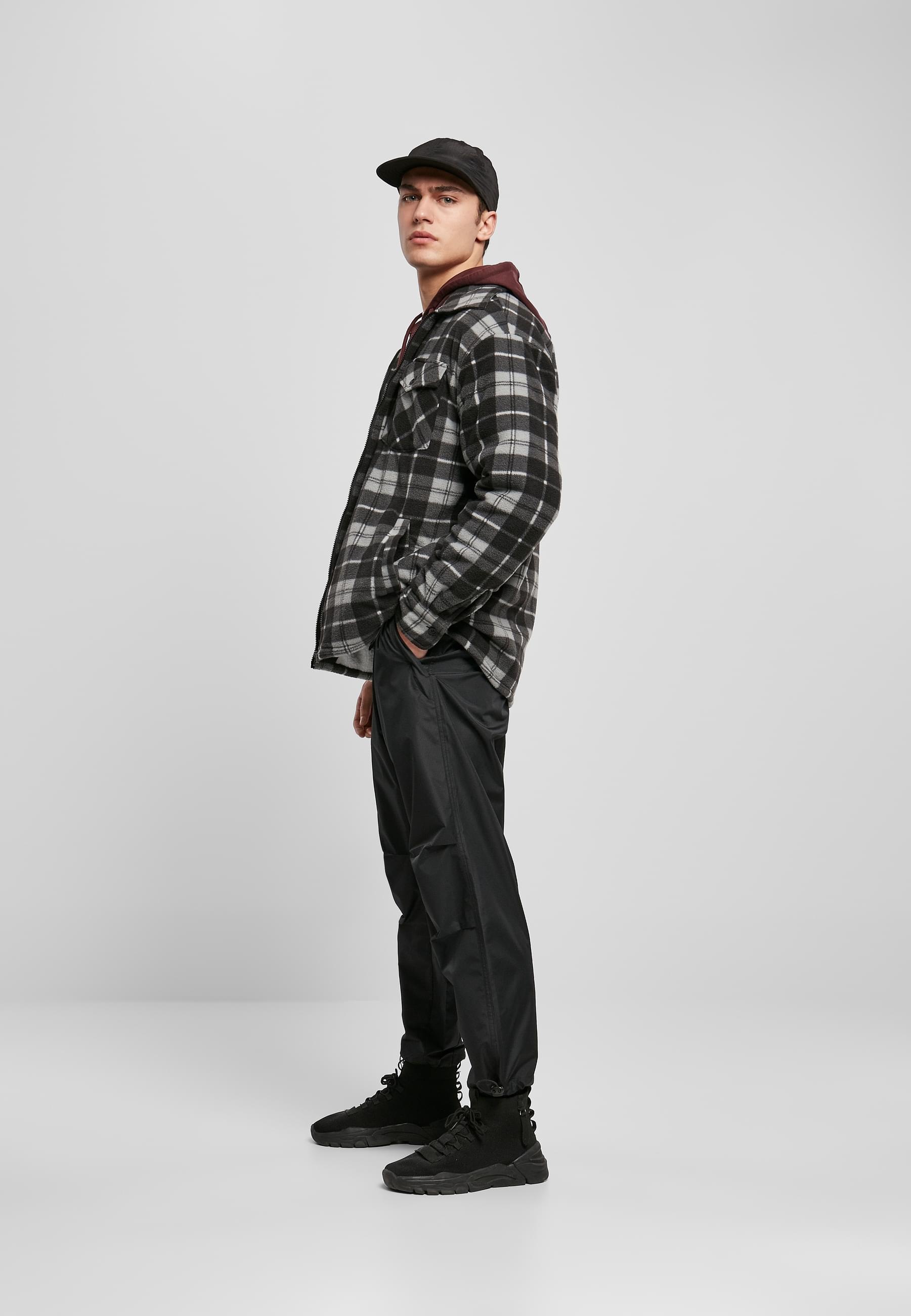 URBAN CLASSICS Outdoorjacke »Herren Plaid Teddy Lined Shirt Jacket«, (1 St.), ohne Kapuze