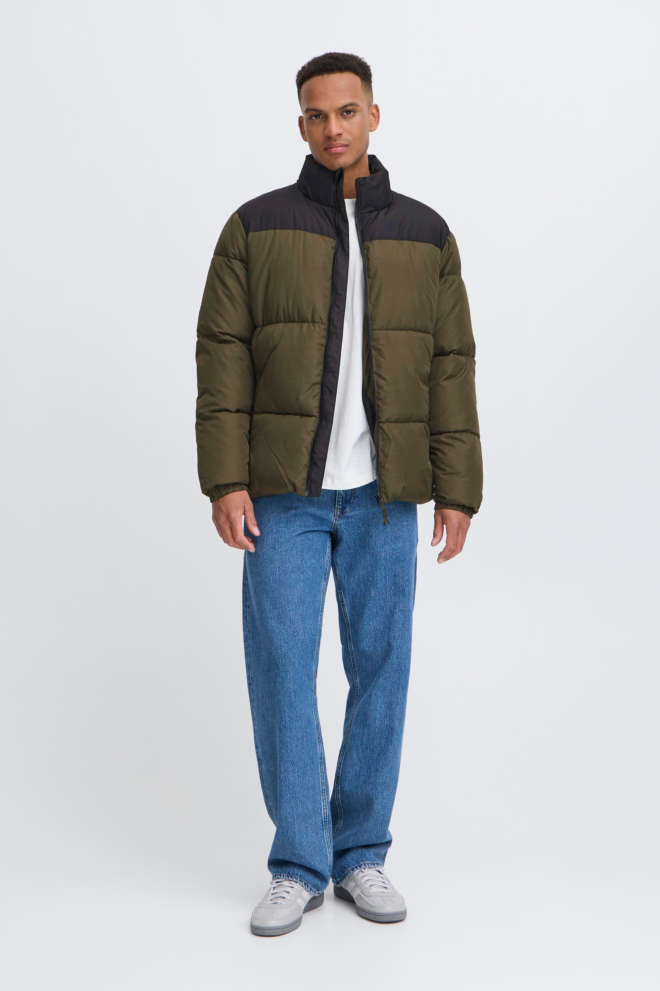 BLEND BHELWIN Quilted Jacket Forest Night 3XL 3