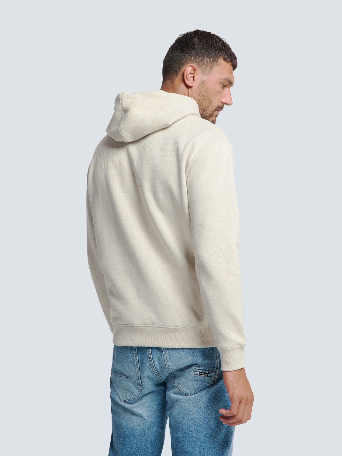 NO EXCESS Hoodie »No Excess Hoodie mit Mélange«