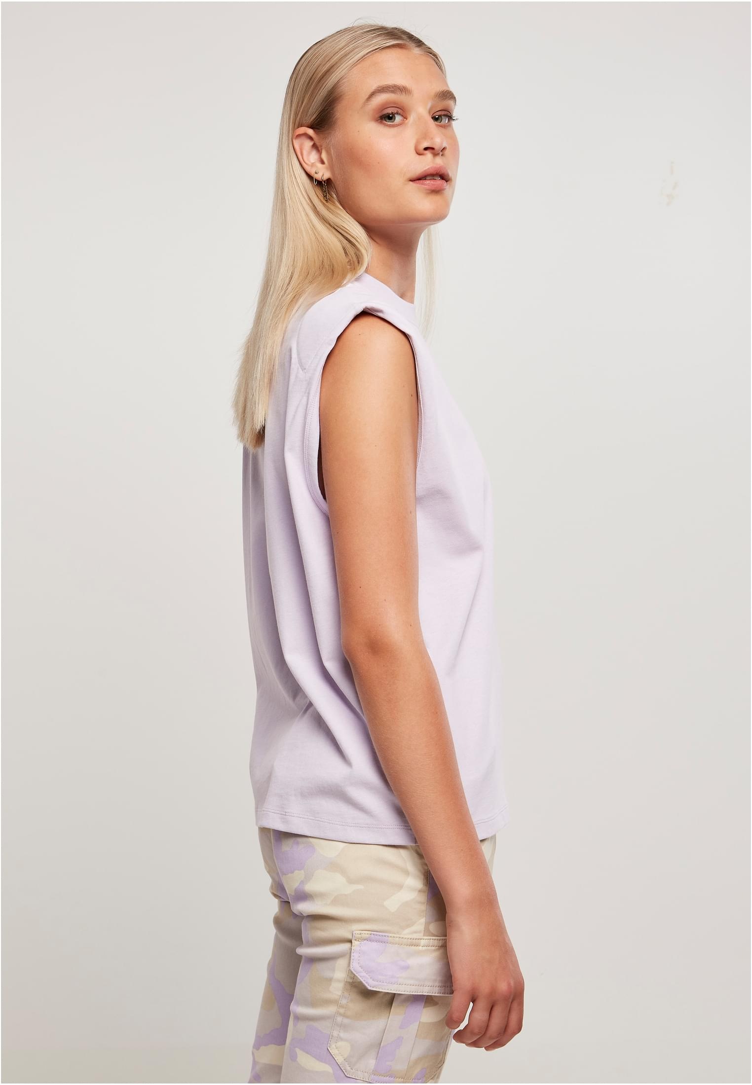 URBAN CLASSICS | Shoulder Ladies »Damen Organic für T-Shirt Top«, Tank (1 tlg.) Heavy BAUR Padded bestellen