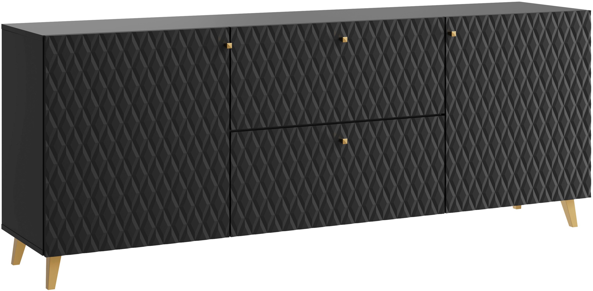INOSIGN Lowboard »LOWBOARD PHUKET«, (1 St.), 2 Schubladen, 4 Türen, 6 geschlossenen Fächern, Breite 180cm