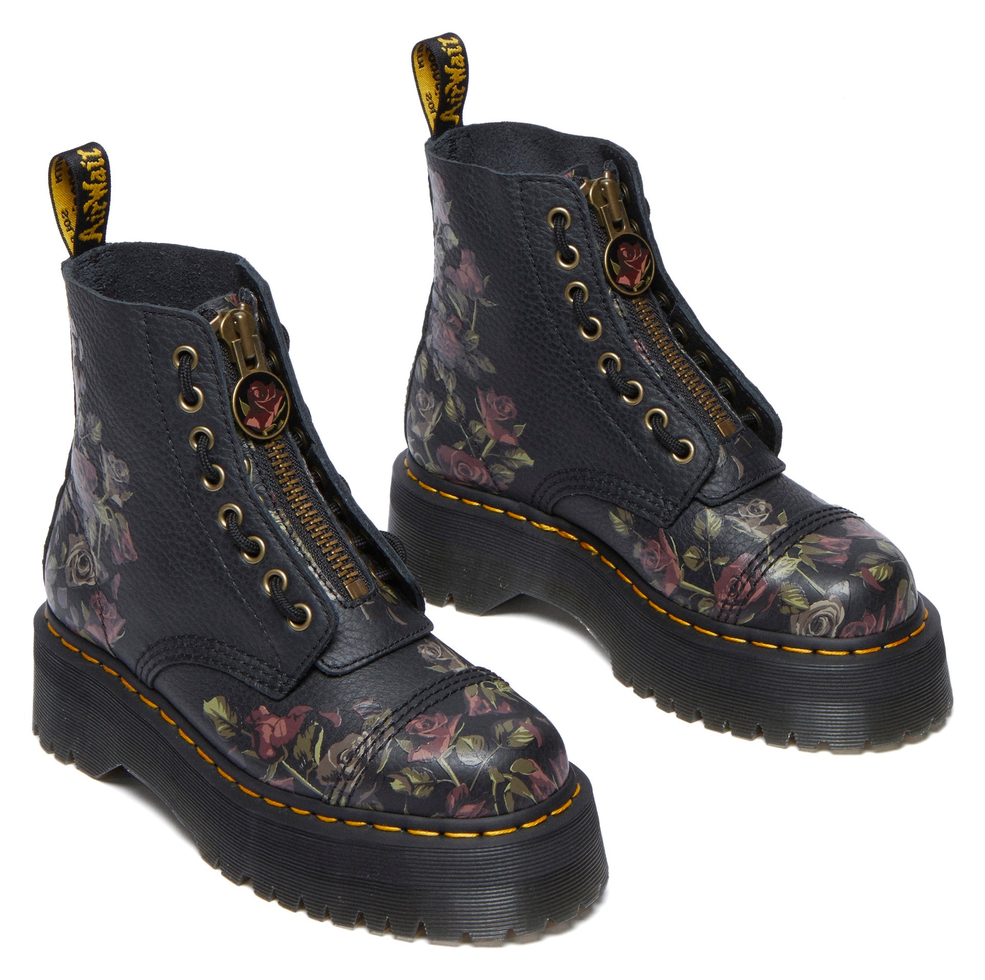 DR. MARTENS Schlupfboots "Sinclair Decayed Roses Tumbled Nappa Leder Stiefe günstig online kaufen