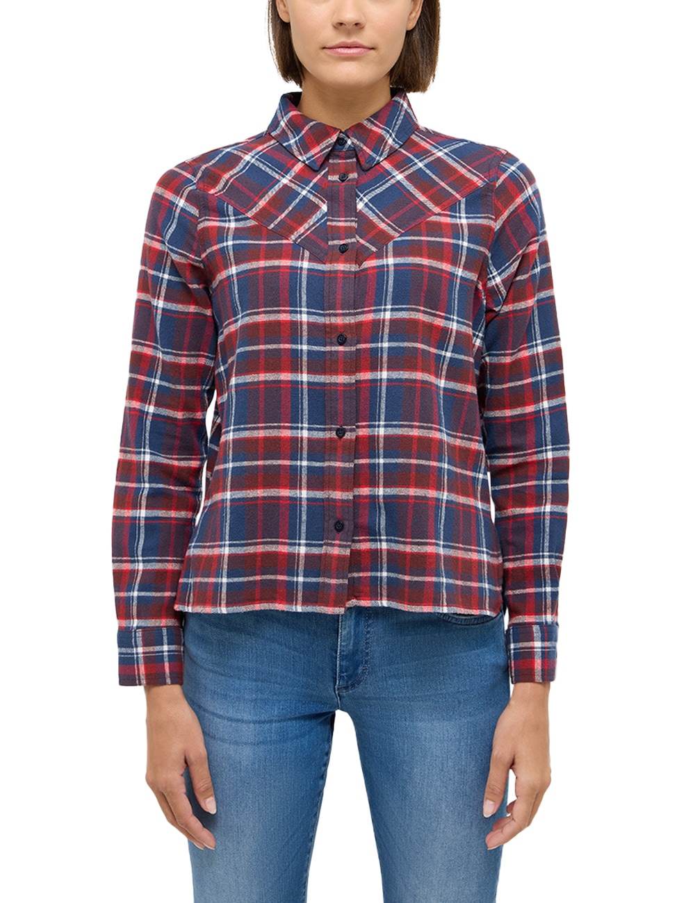 MUSTANG Langarmbluse "Damen Style Bignell" günstig online kaufen