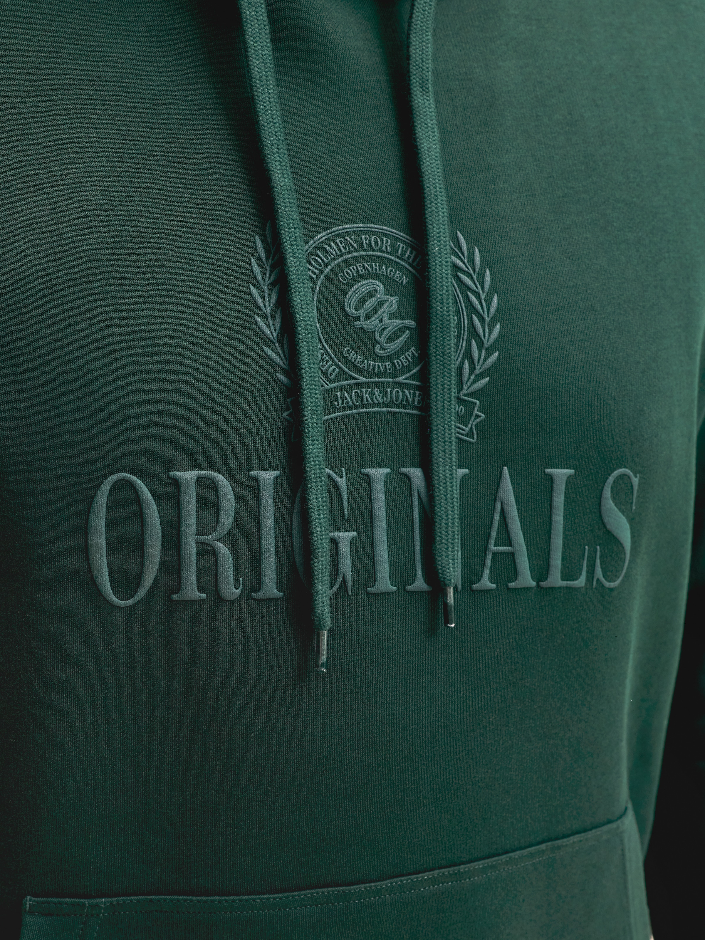 Jack & Jones PlusSize Kapuzensweatshirt »JORFREDERIKSBERG MONOGRAM SWEAT HOOD PLS«, Baumwollmischung, regular fit
