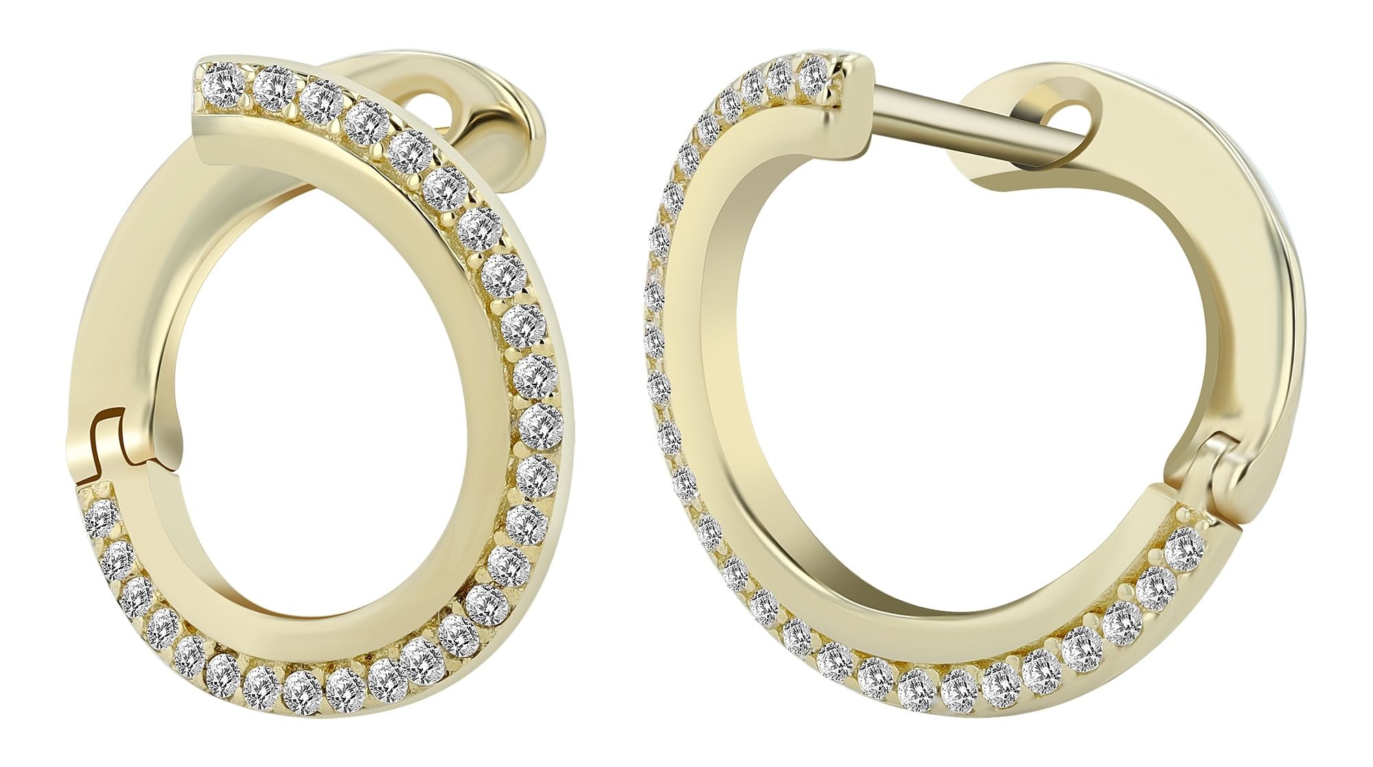 Adelia´s Paar Ohrhänger "Damen Ohrringe – Ohrstecker aus 333 Gold mit Zirko günstig online kaufen