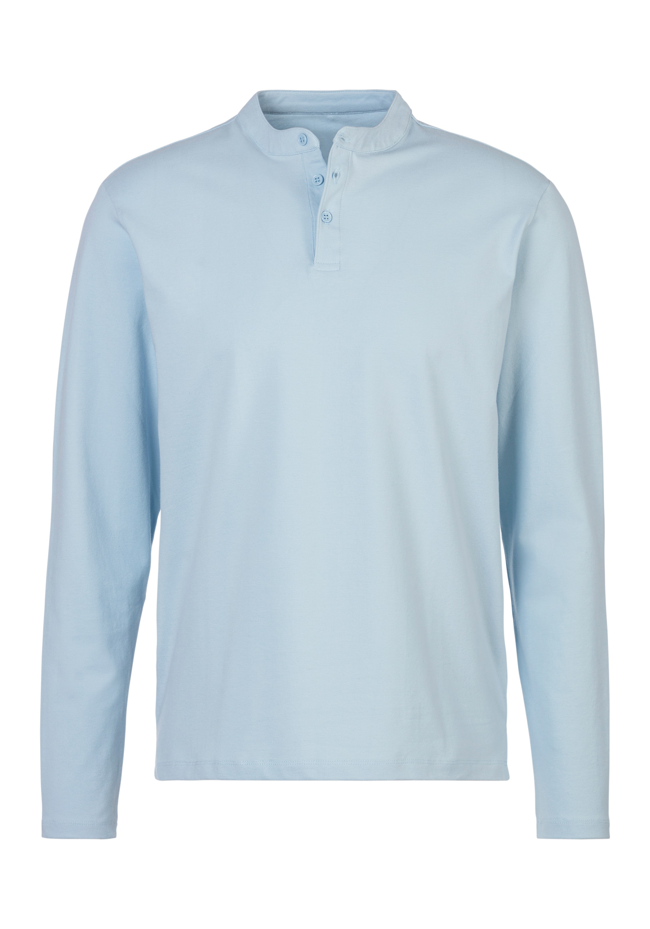 John Devin Henleyshirt "mit Stehkragen" Regular-Fit, aus Baumwoll-Piqué günstig online kaufen