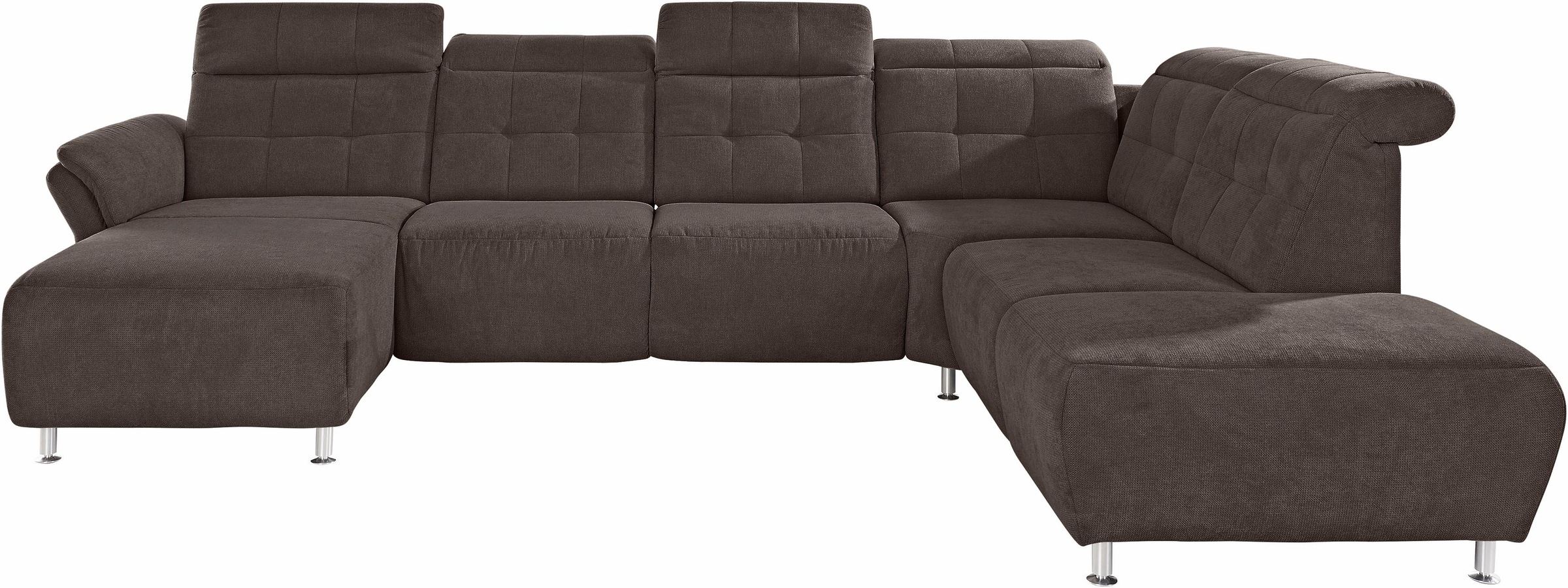 Home affaire Wohnlandschaft "Manhattan U-Form" 2 Sitze mit elektrischer Rel günstig online kaufen