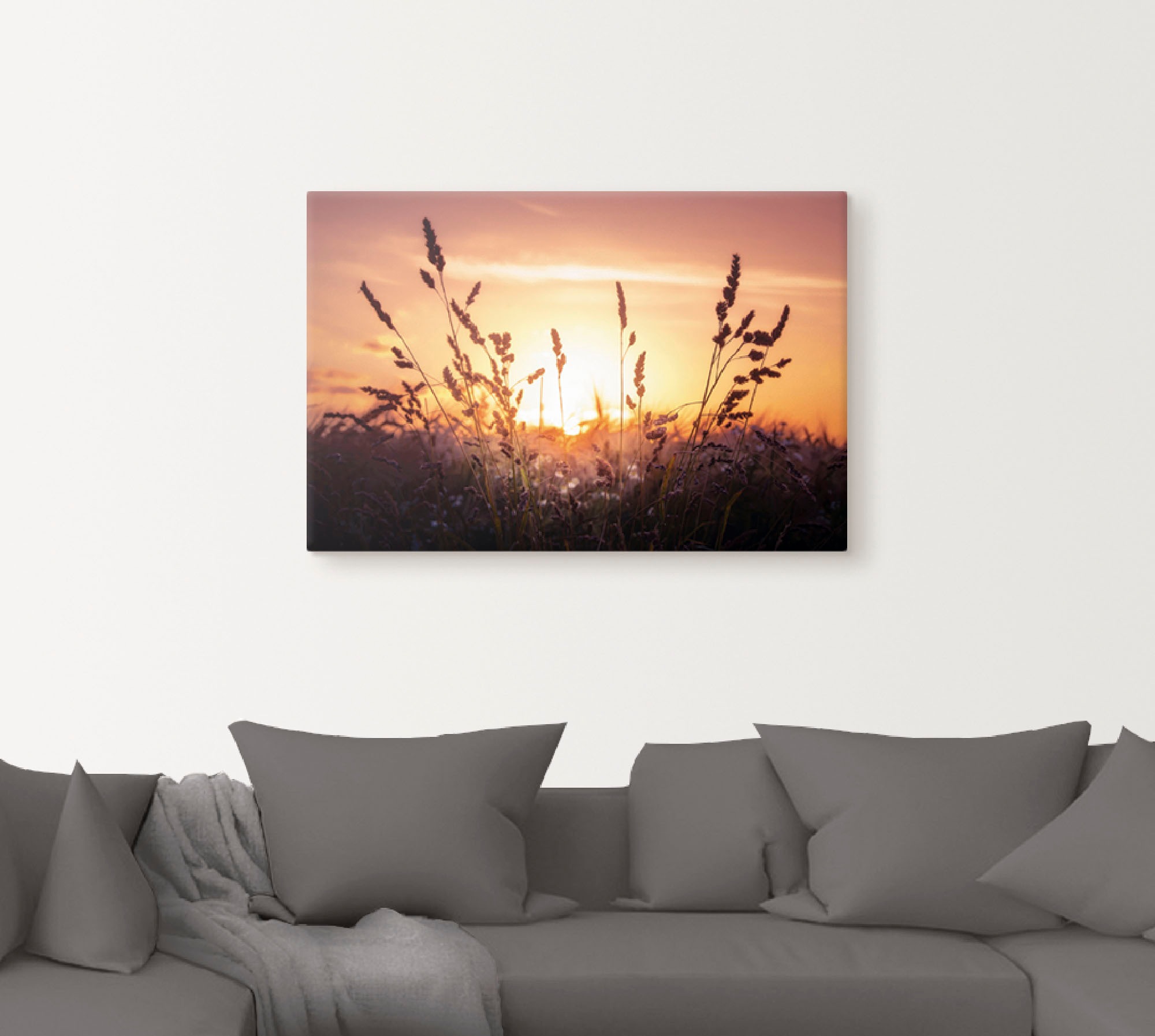 Artland Leinwandbild "Träumen" Felder 1 Stk. tlg. auf Holzrahmen gespannt günstig online kaufen