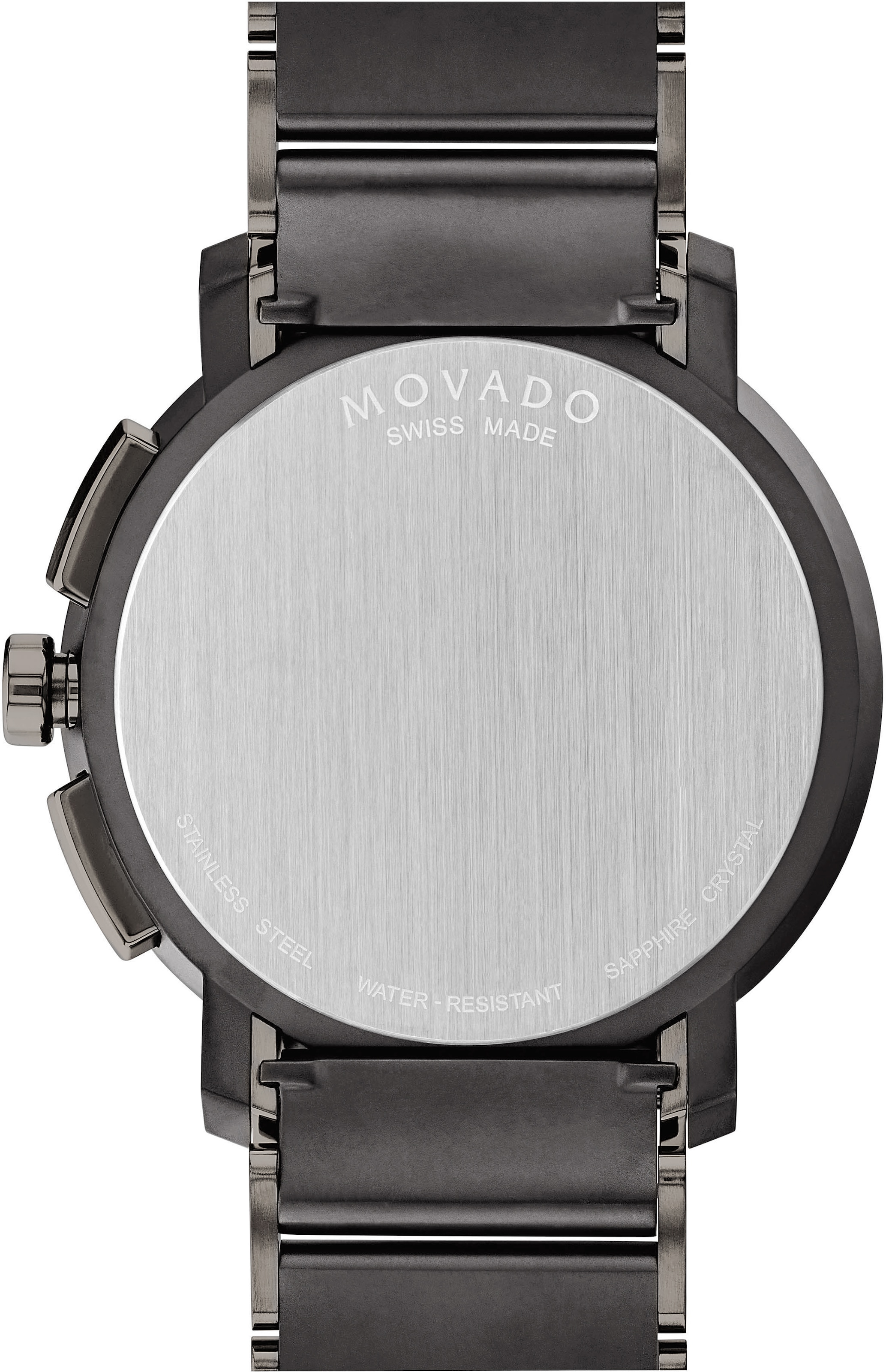 MOVADO Chronograph »Strato, 0607554«, Quarzuhr, Armbanduhr, Herrenuhr, Swiss Made, Edelstahlarmband