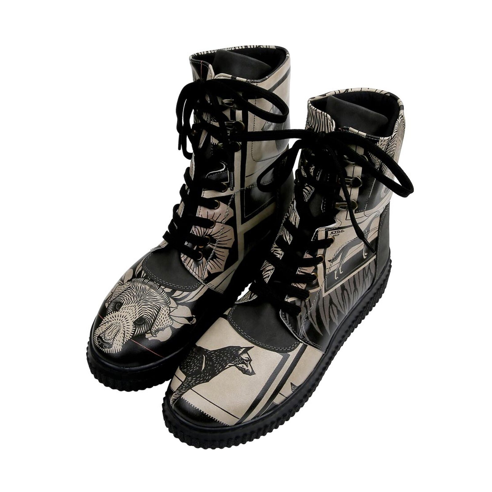 DOGO Schnürboots "Future High Top Boots Believe In Your Wings Damen Stiefel günstig online kaufen