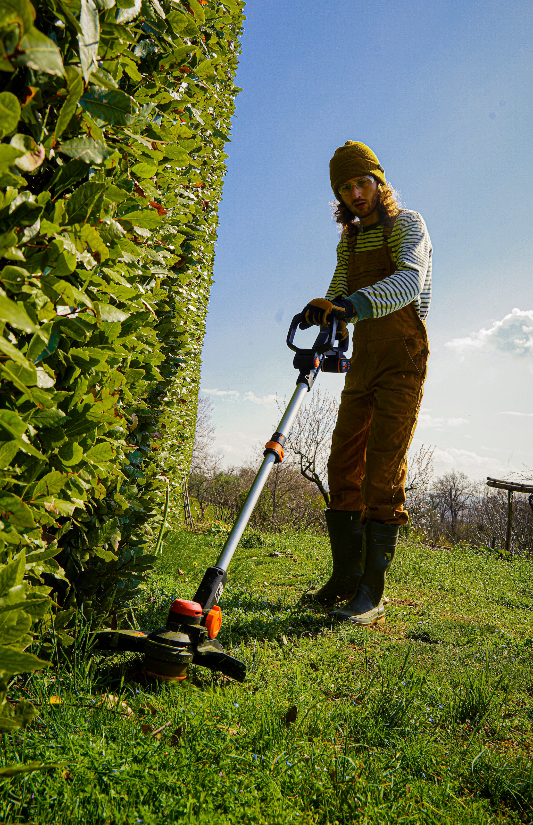 Worx Akku-Rasentrimmer »Nitro WG173E«, 3-IN-1 Funktion, bürstenloser Motor, inkl. Akku und Ladegerät