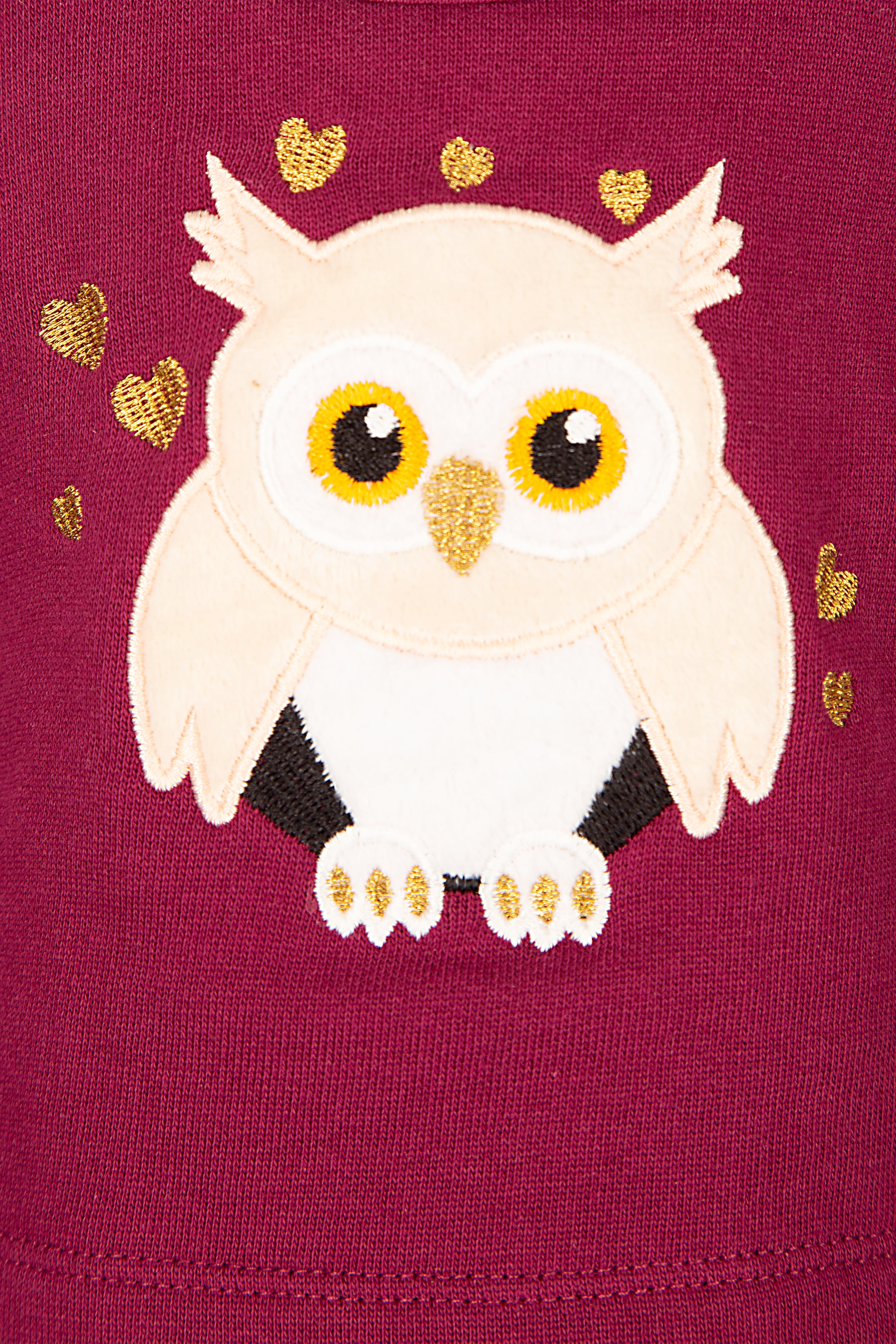 Thumbnail - happy girls Sweatkleid mit hochwertiger Applikation und glitzerndem Alloverprint