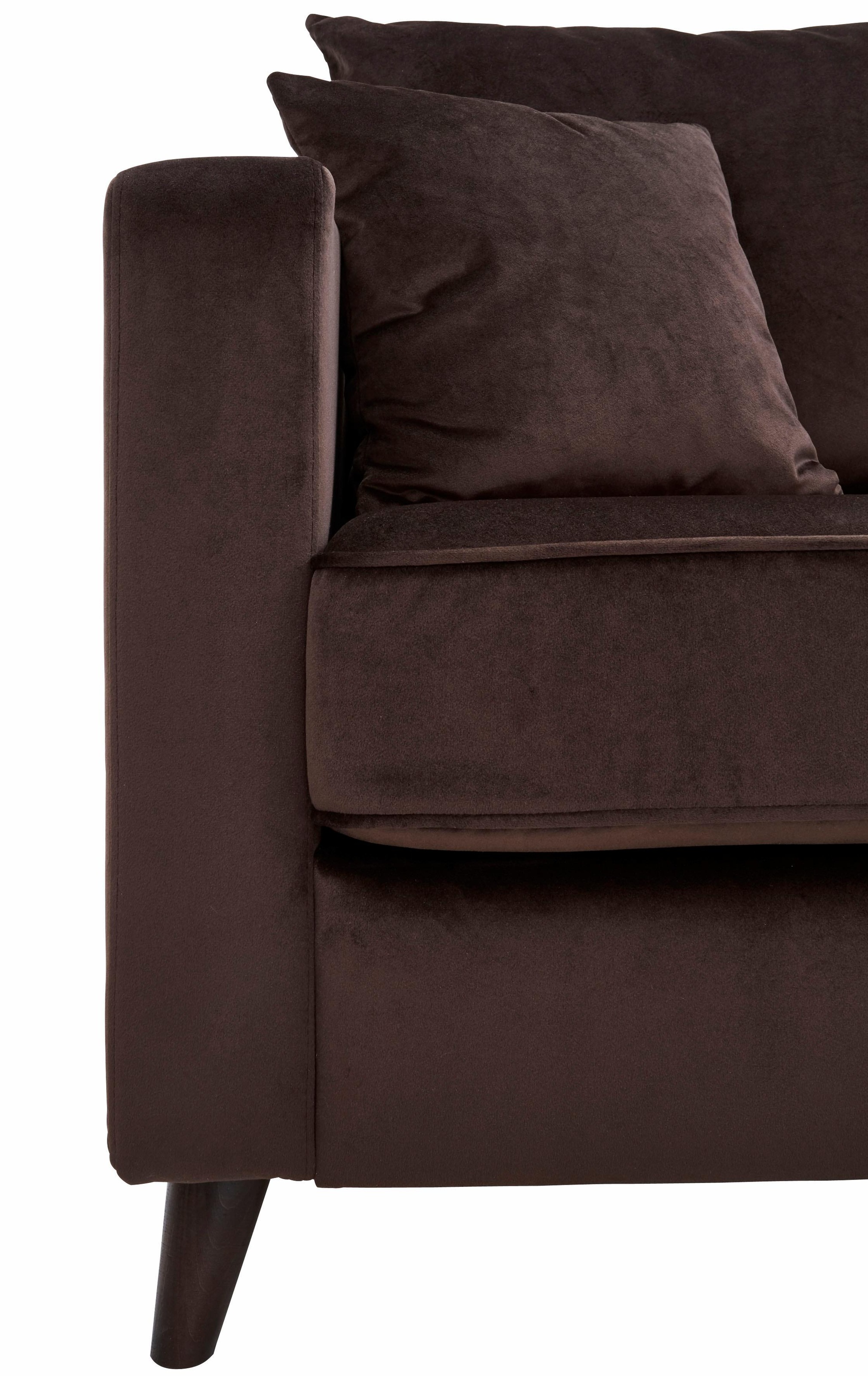 Guido Maria Kretschmer Home&Living Ecksofa »Renesse L-Form«, lose Kissen, Keder an Sitzkissen
