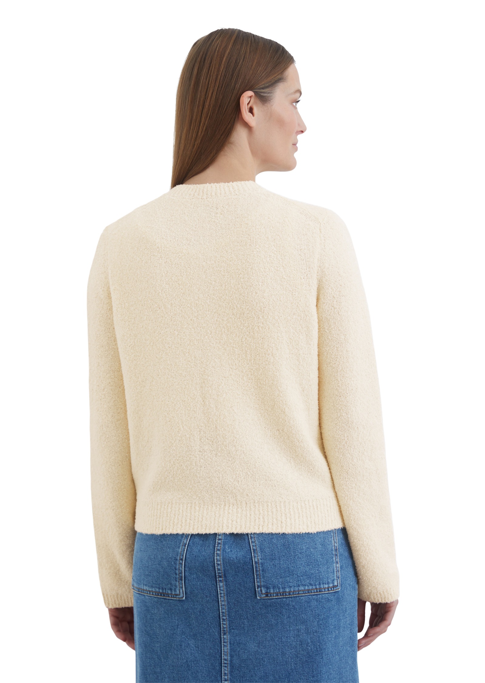 Marc O'Polo Cardigan die Haptik: supersoft mit feiner Curly-Oberfläche günstig online kaufen