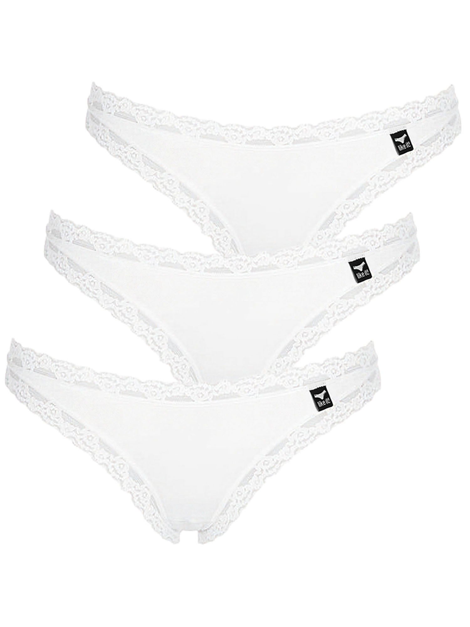 like it! String »3er Pack Damen String Olivia« Spar-Pack, 