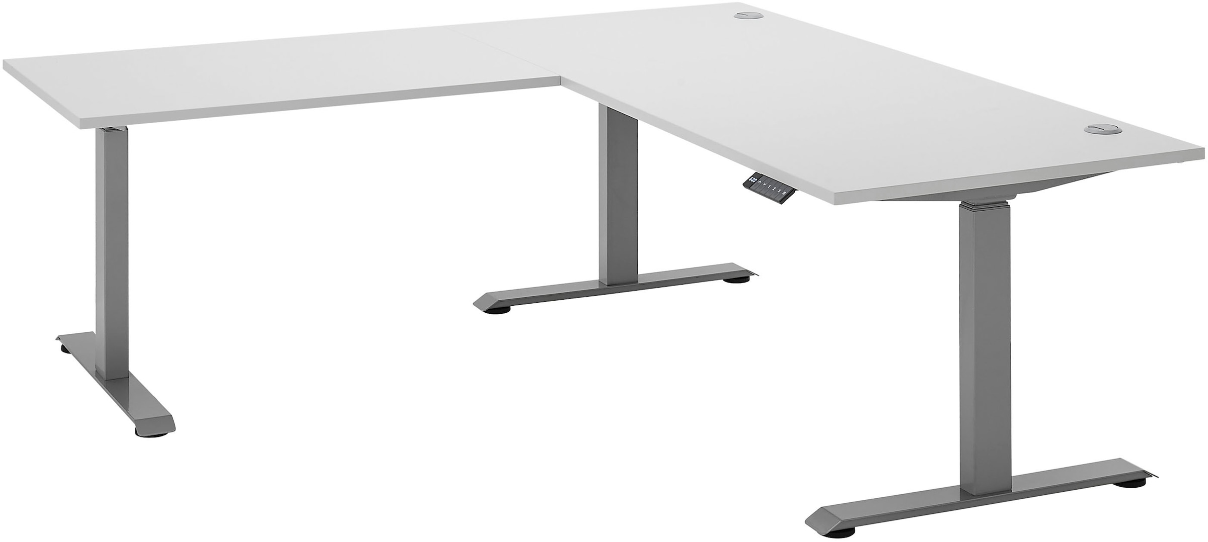 BEGA OFFICE Eckschreibtisch »Ben«, (1 St.), elektrisch höhenverstellbarer Desk mit 4 Memory Tasten, 180x177 cm