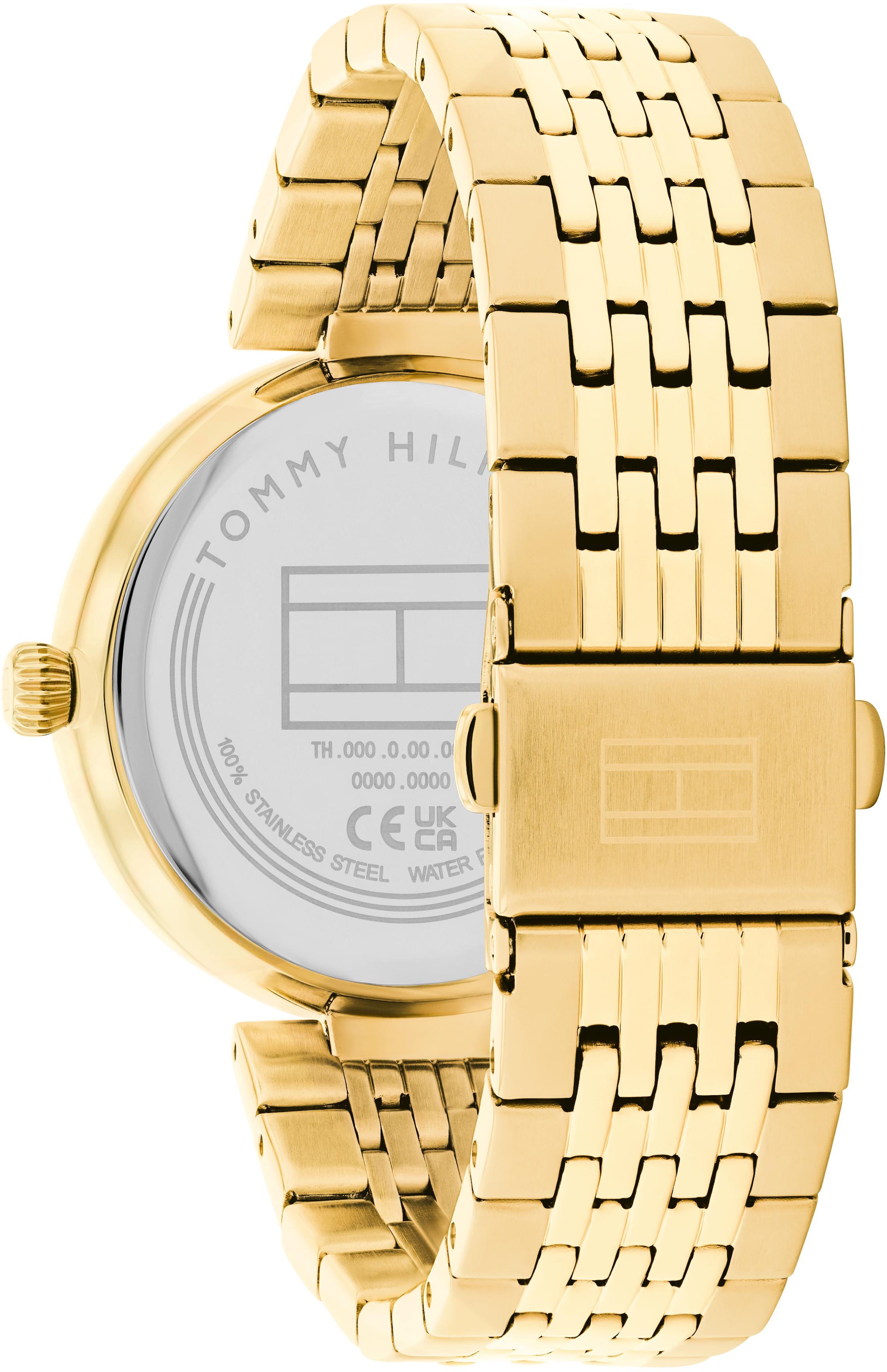 Tommy Hilfiger Multifunktionsuhr »SOPHIA«, Quarzuhr, Armbanduhr, Damenuhr, Datum, Edelstahlarmband
