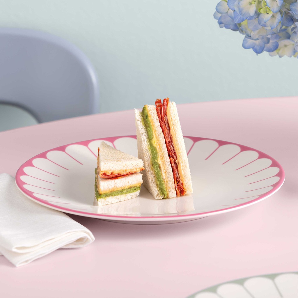 Villeroy & Boch Speiseteller "Villeroy & Boch Speiseteller Fleur 6 Stück, Rosa"