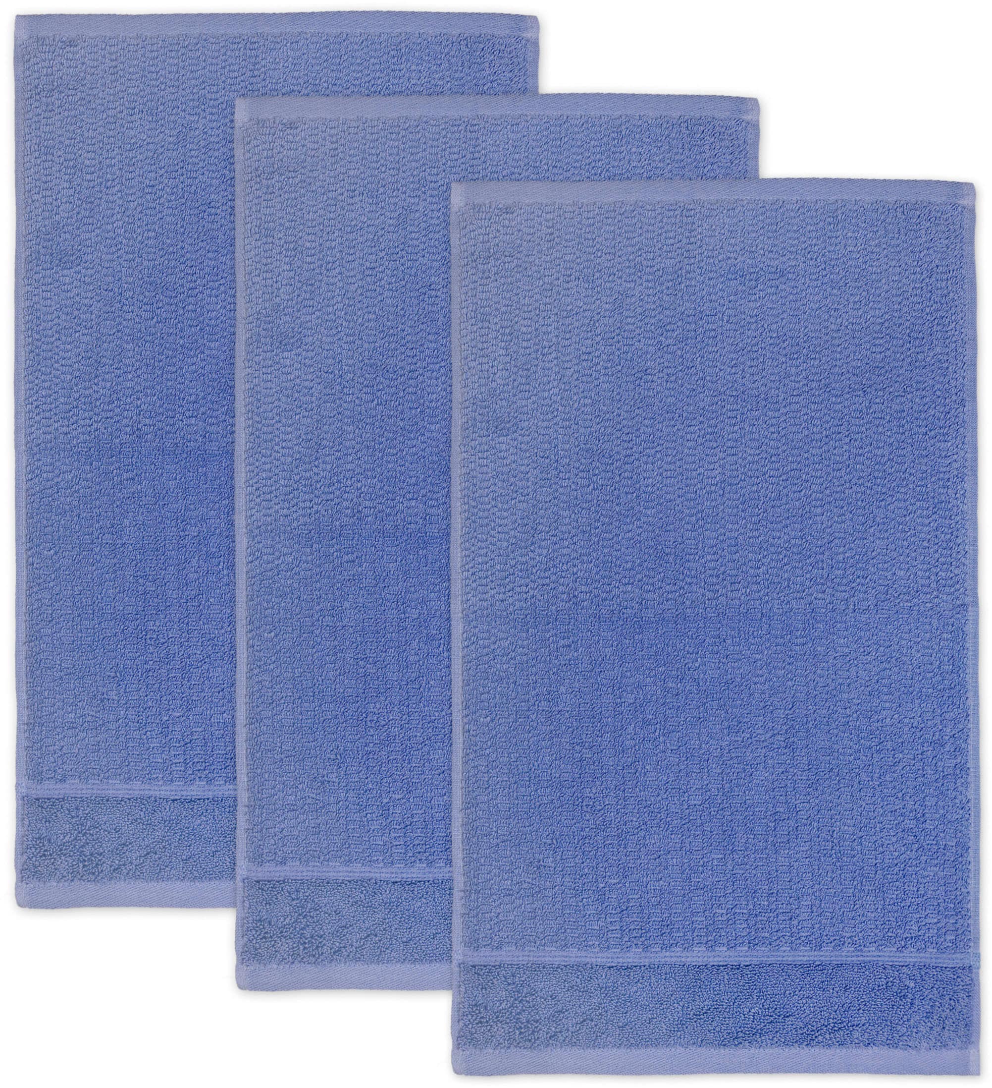 Gästehandtücher, B:30cm L:50cm, blau, MÖVE FOR FROTTANA, Walkfrottier, Baumwolle, Handtücher, "Pearl", mit Perloptik