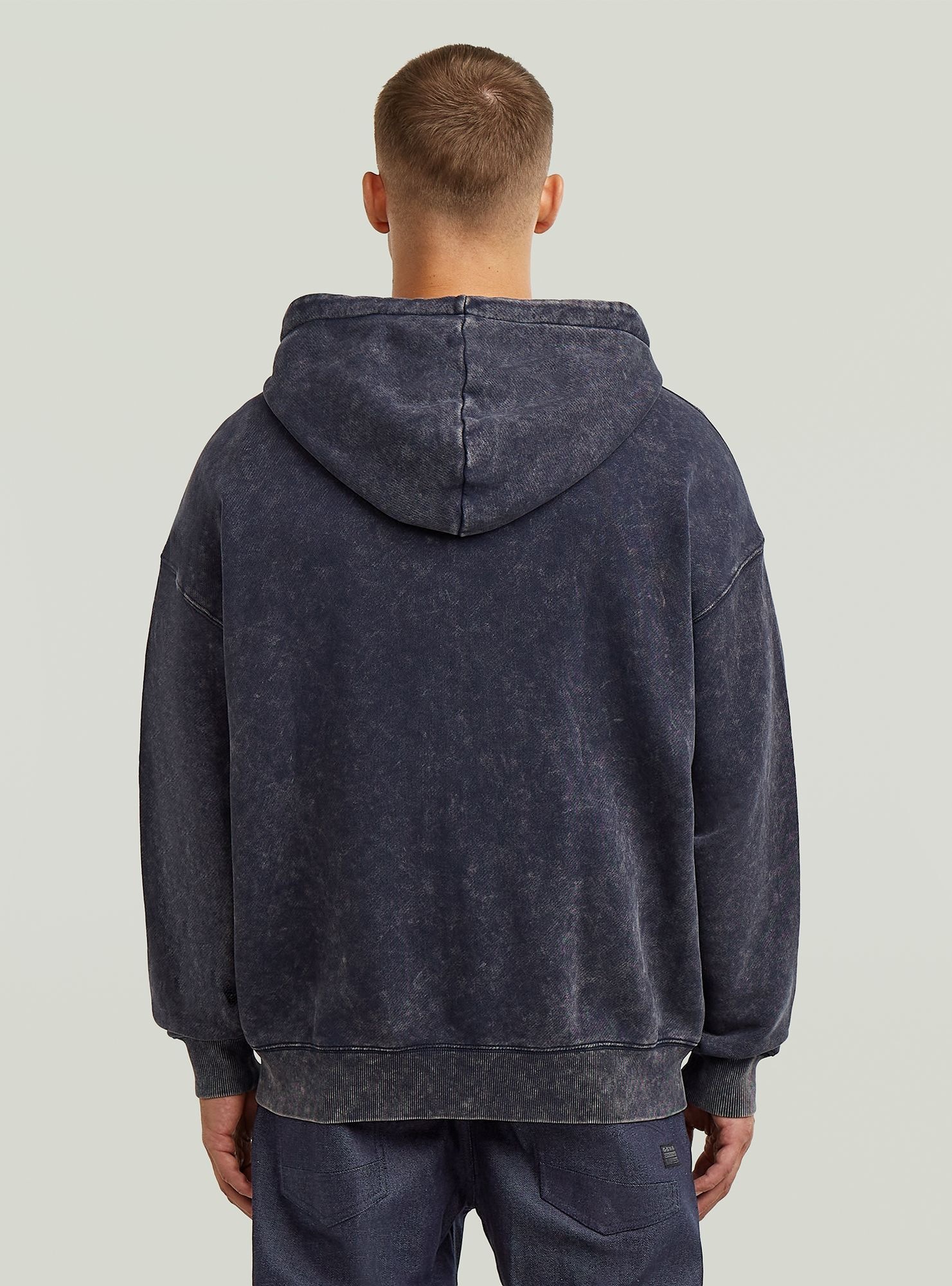 G-STAR Longpullover »Washed Loose Full Zip Hoodie«