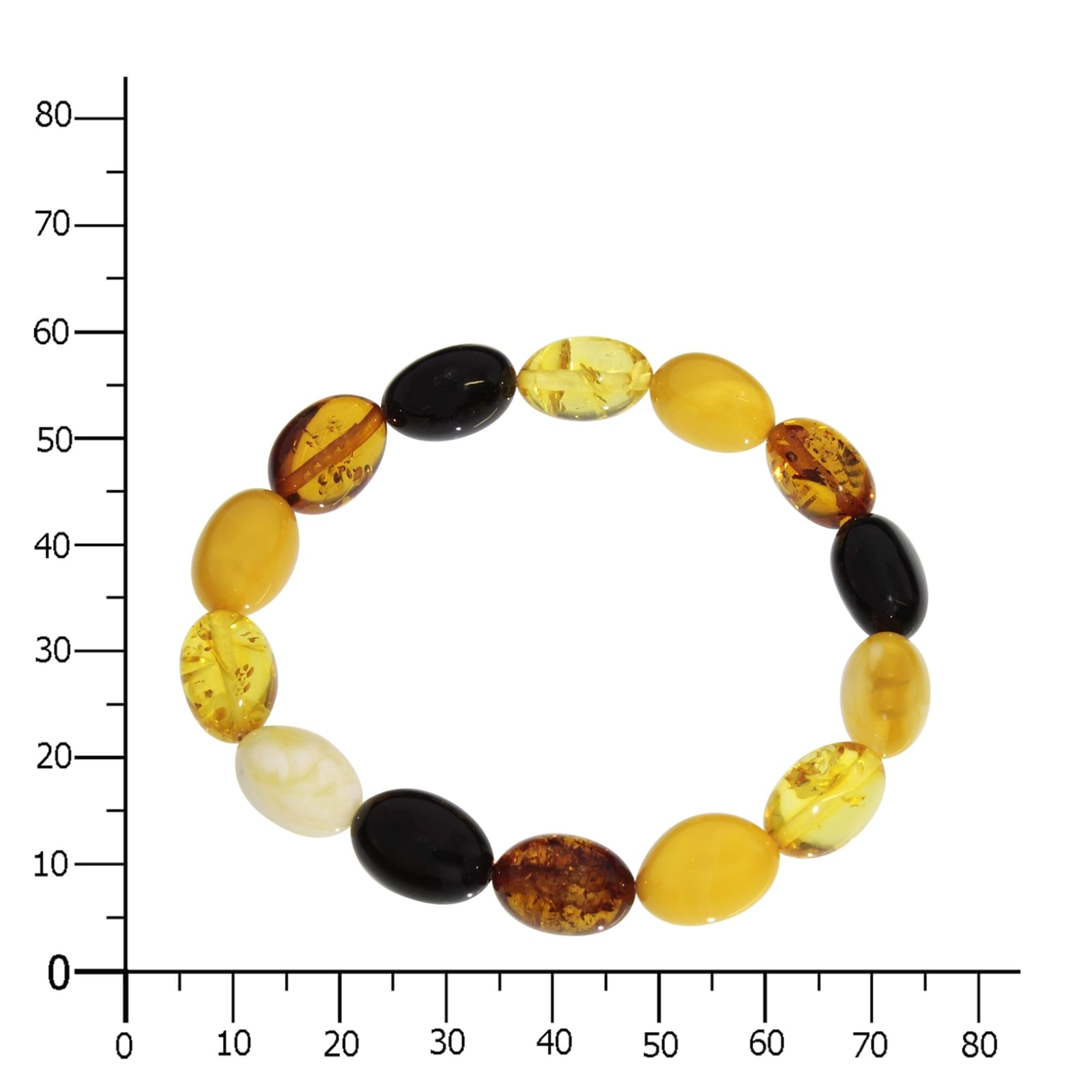 OSTSEE-SCHMUCK Armband »Ostsee-Schmuck Armband Olive 12 x 8 mm Armband Olive 12 x 8 mm«