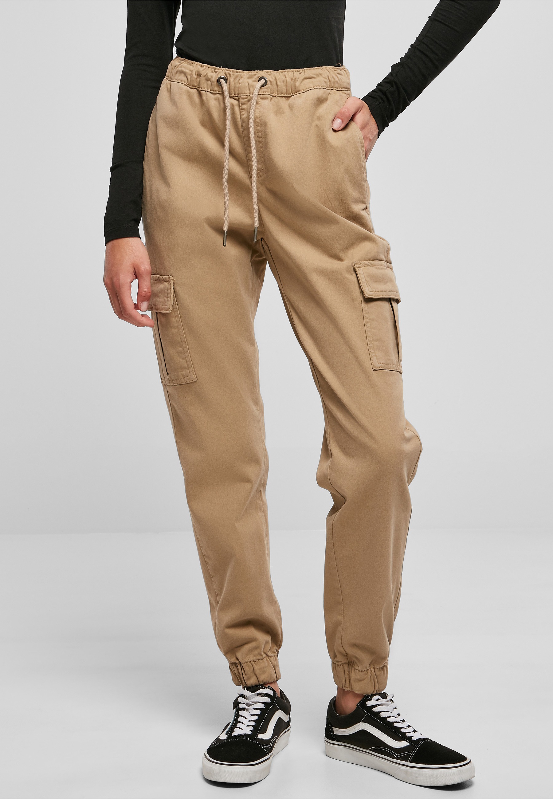 URBAN CLASSICS Stoffhose »Urban Classics Damen«