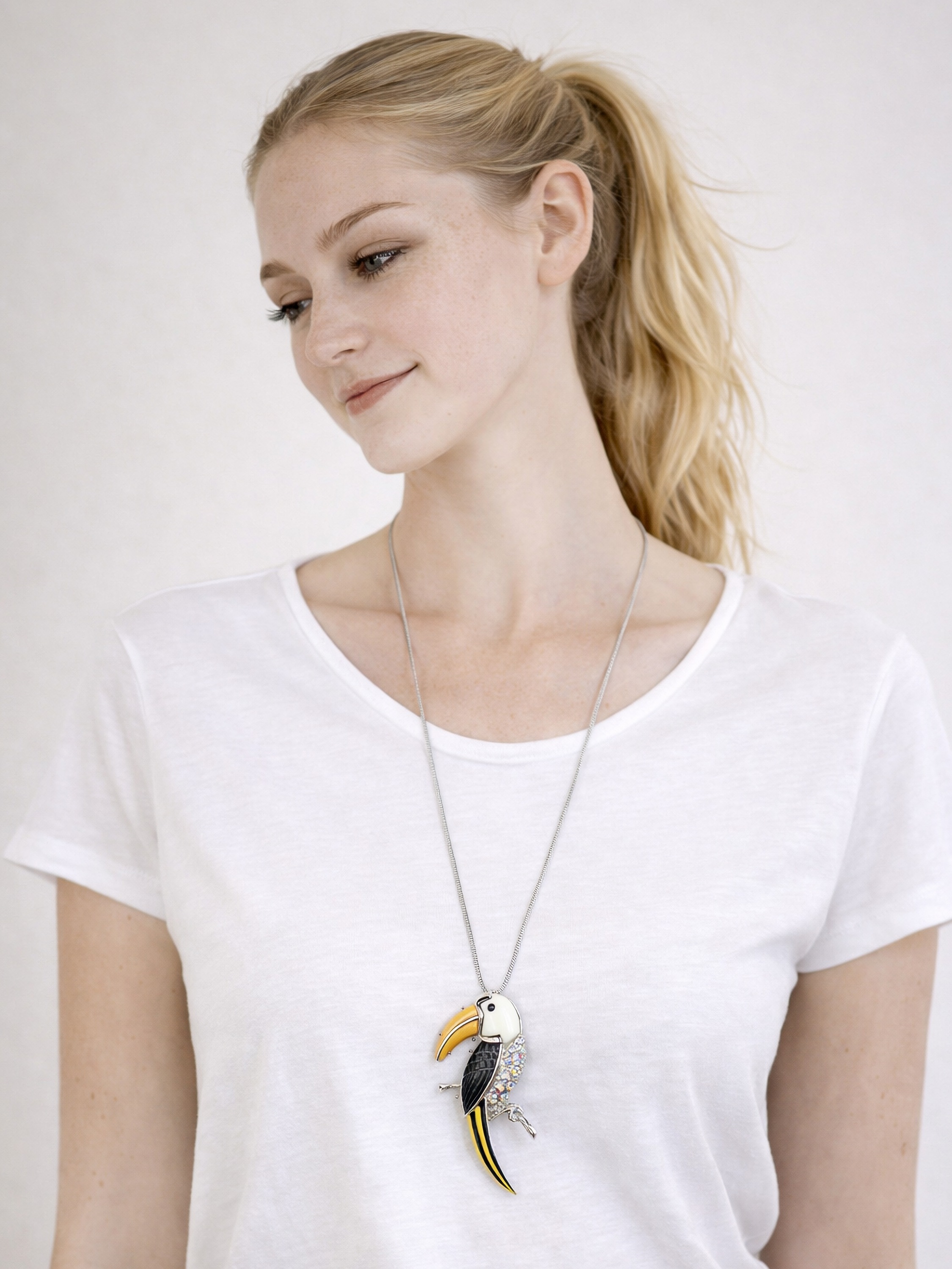 COLLEZIONE ALESSANDRO Lange Kette "Tukan" mit Tukan als Anhänger günstig online kaufen