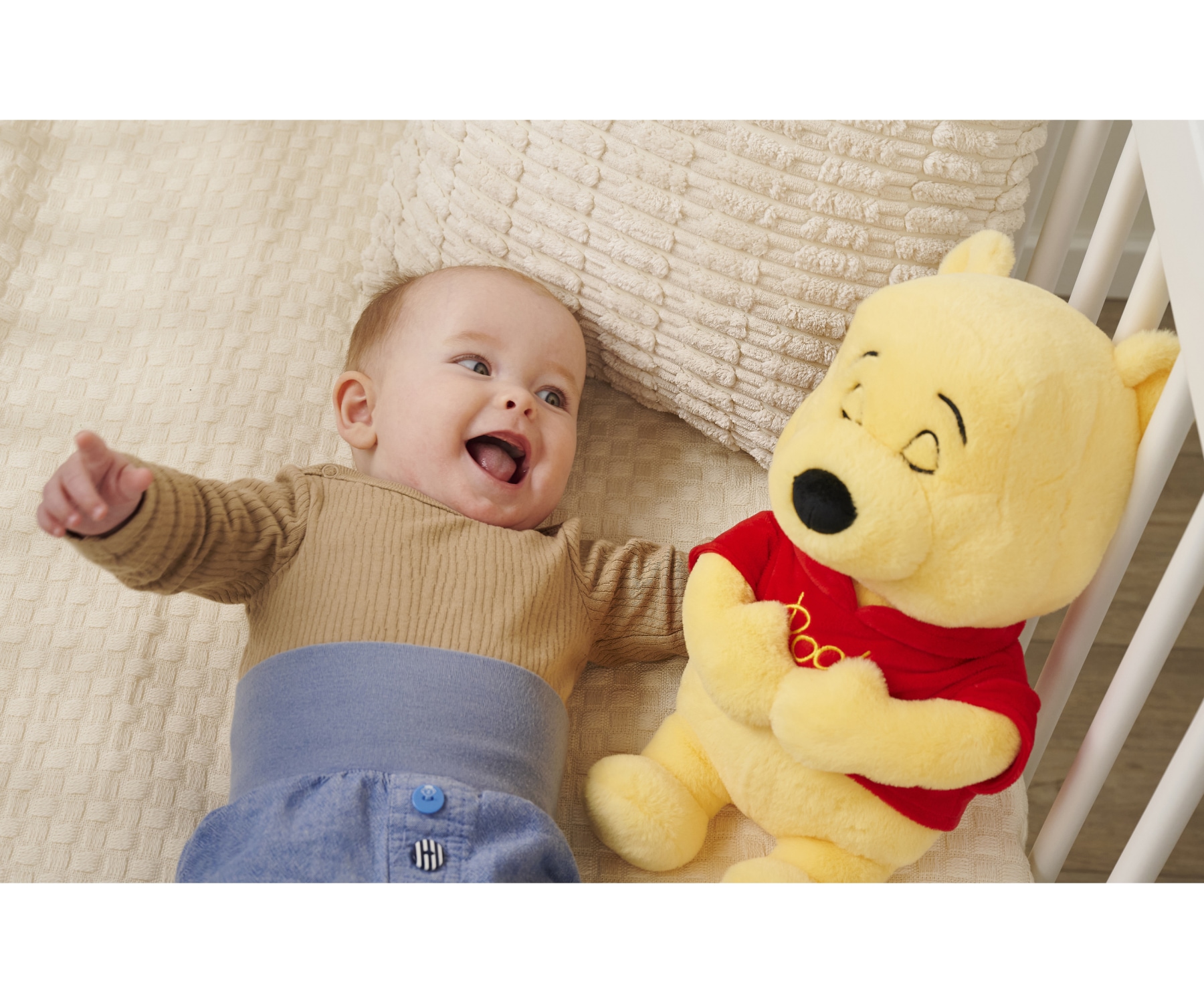 SIMBA Plüschfigur »Disney Sleeping Winnie Pooh, 31 cm« Einschlafhilfe mit Licht und Sound
