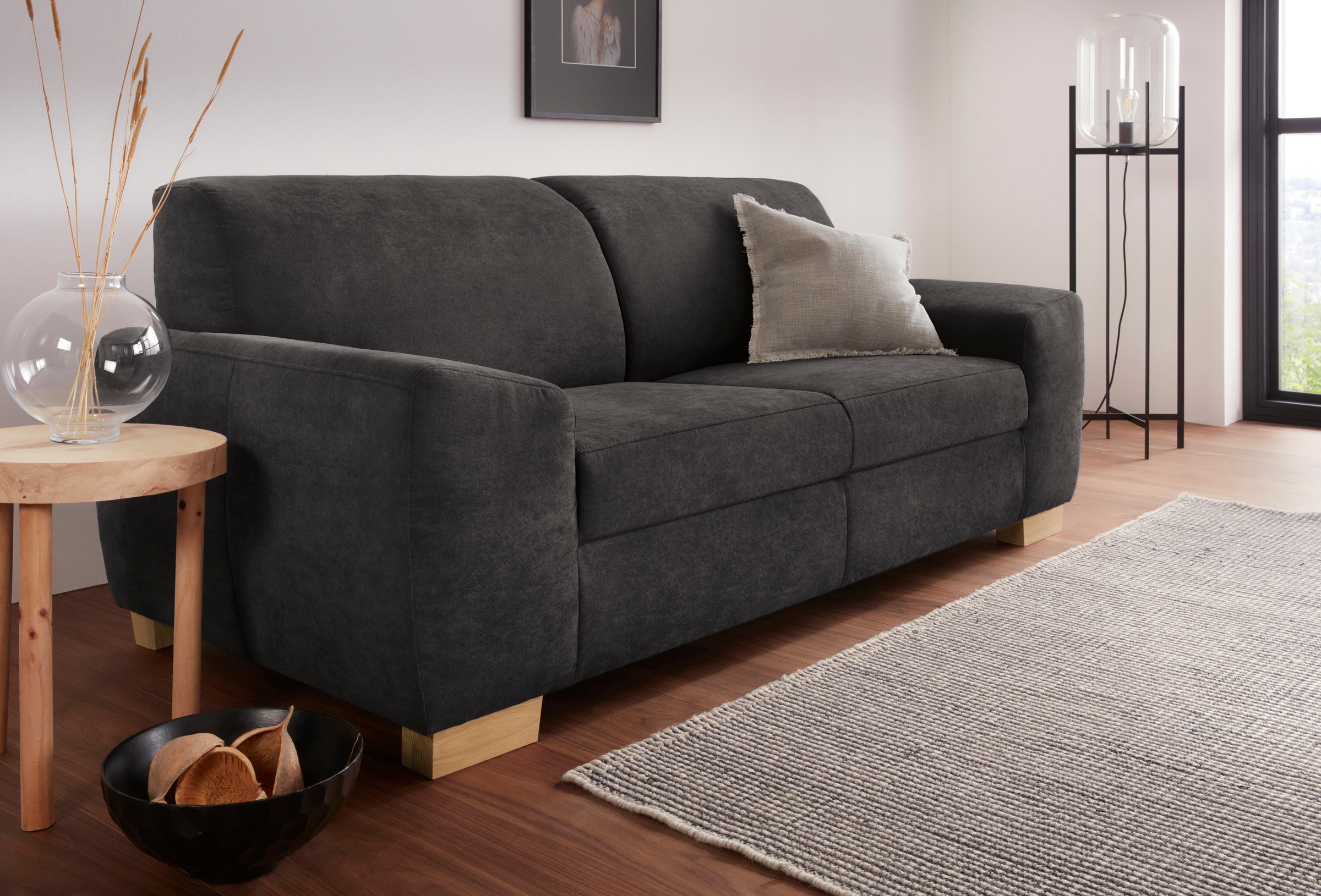 DOMO collection 2-Sitzer "Incanto, kubisch und zeitlos, komfortabel, flache günstig online kaufen