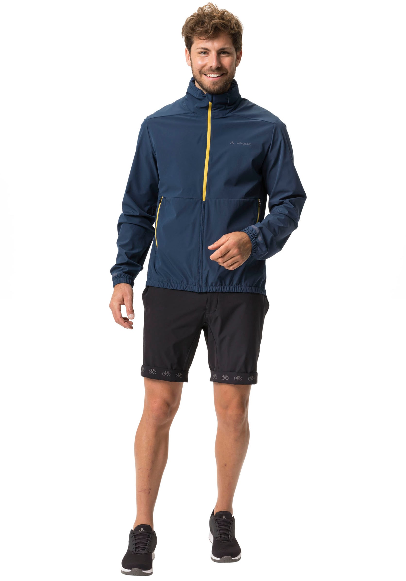 VAUDE Funktionsjacke »MEN'S CYCLIST AIR JACKET«, (1 St.), ohne Kapuze, Wasserabweisend & Windabweisend & Atmungsaktiv
