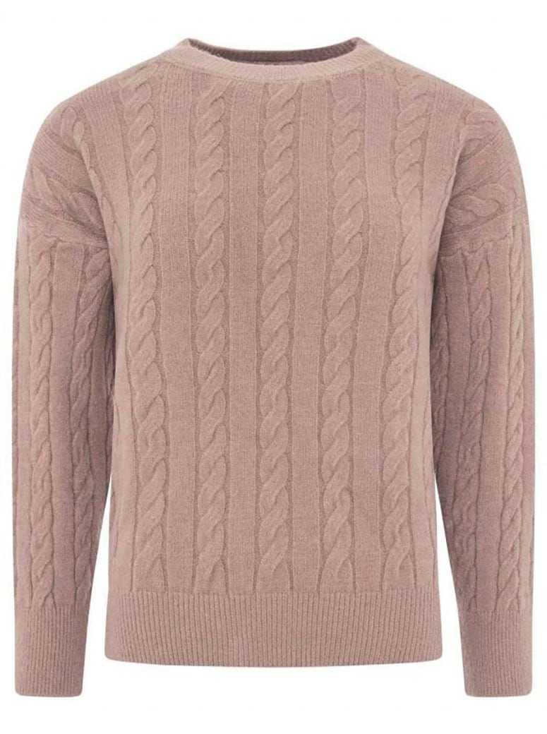 Zwillingsherz Strickpullover »"Zopfstrick"« Rundhalsausschnitt, Zopfstrick, Langarm