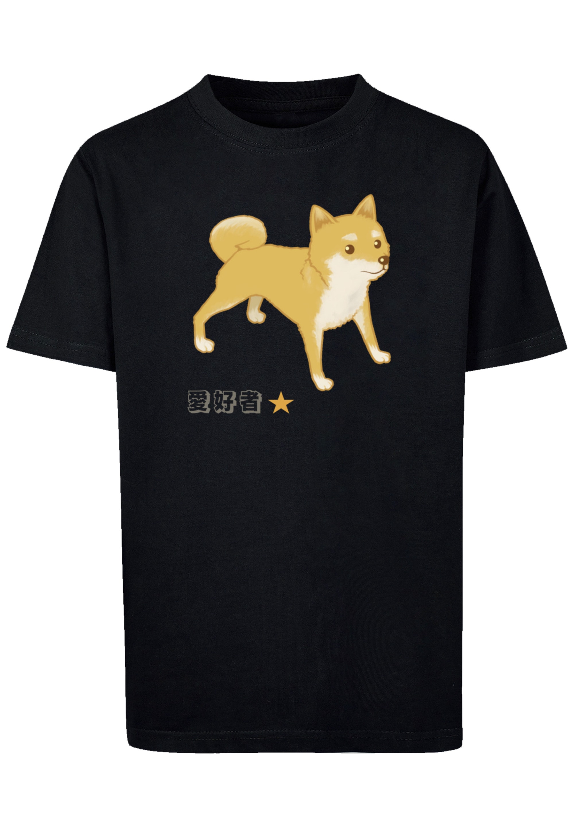 kaufen Print T-Shirt Inu | F4NT4STIC Hund«, BAUR »Shiba