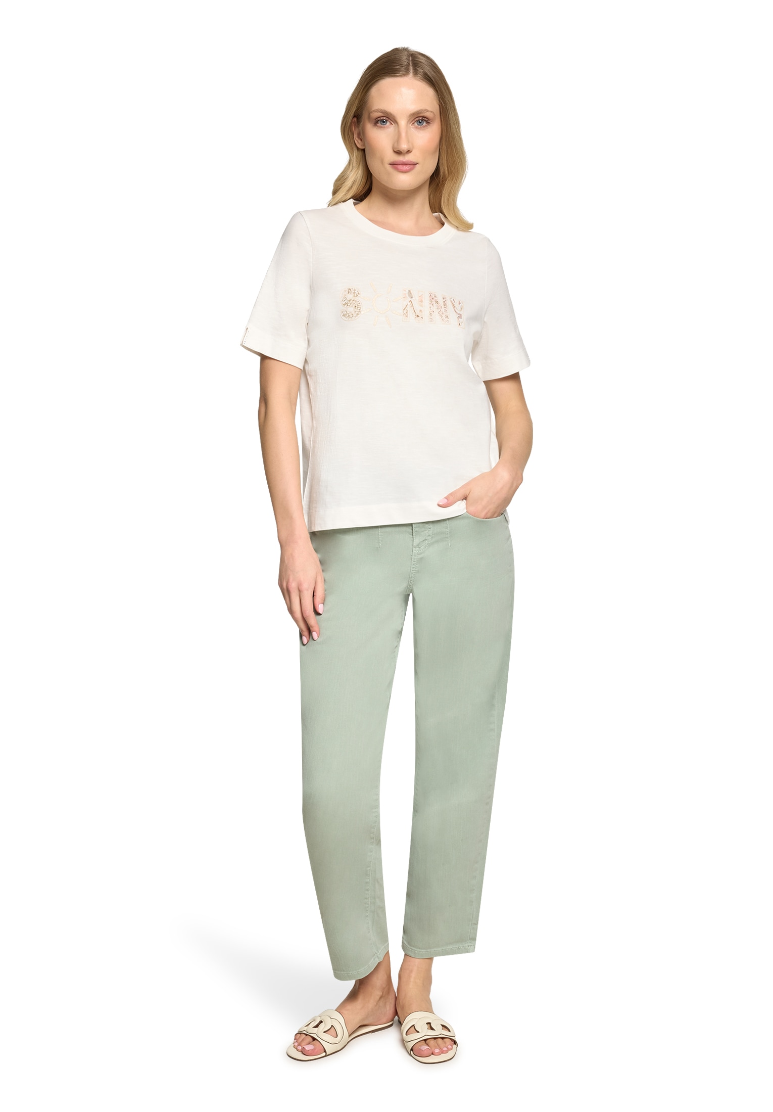 Cartoon Kurzarmshirt »Damen mit Rundhalsausschnitt« 1 tlg. Druck