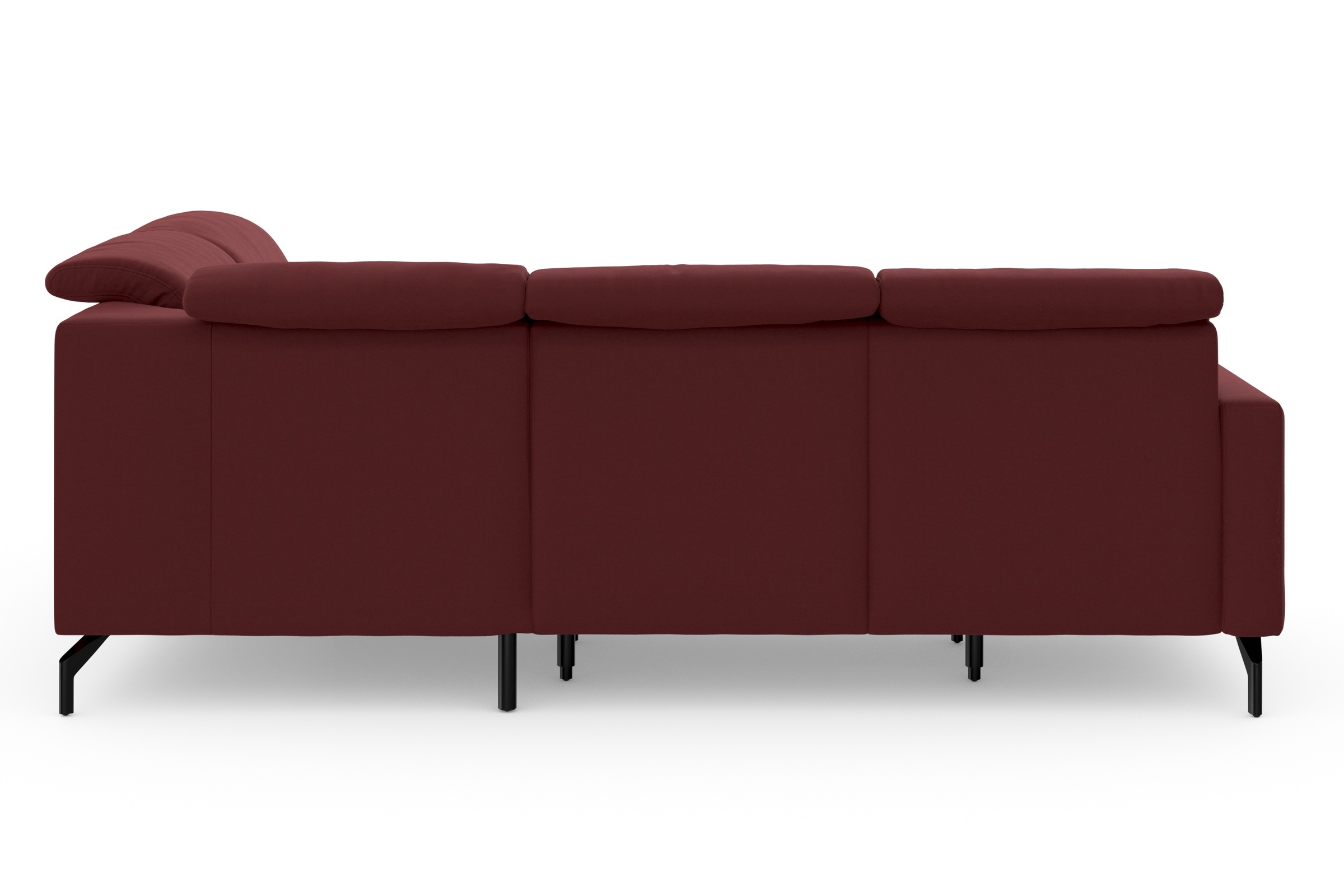sit&more Ecksofa »Bailando L-Form«, wahlweise mit Kopfteilverstellung und Vorziehsitz, motorisch