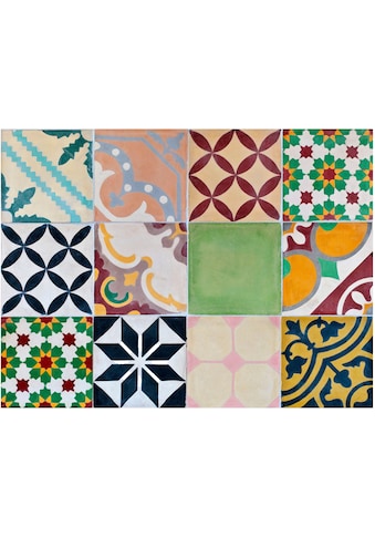 Contento Platzset »Mosaik, grün«, (Set, 4 St.), für innen und außen geeignet,... kaufen