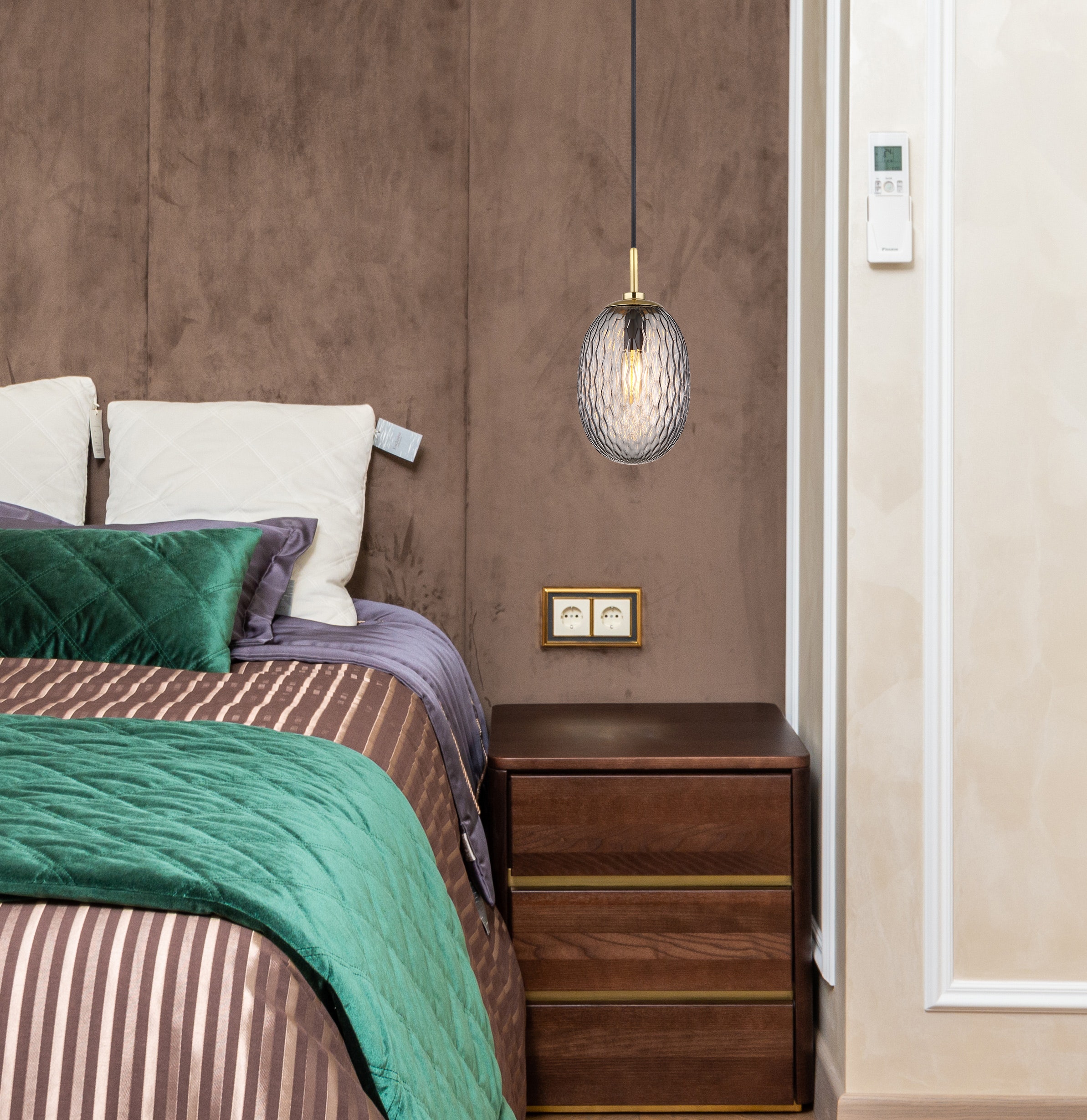 GLOBO LIGHTING Hängeleuchte »DEVIN«, Leuchtmittel E14 | ohne Leuchtmittel, Hängelampe/Pendelleuchte/Esszimmer/Wohnzimmer/Esstisch