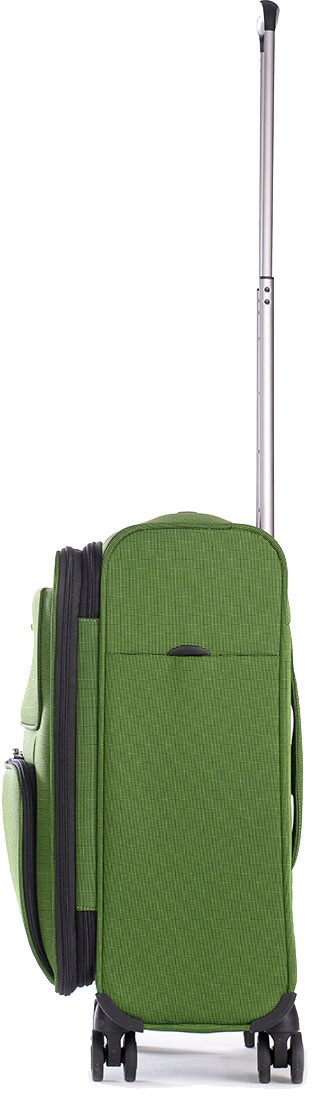Stratic Weichgepäck-Trolley »Bendigo Light + S, green«, 4 Rollen, Handgepäck Reisekoffer Reisegepäck TSA-Zahlenschloss