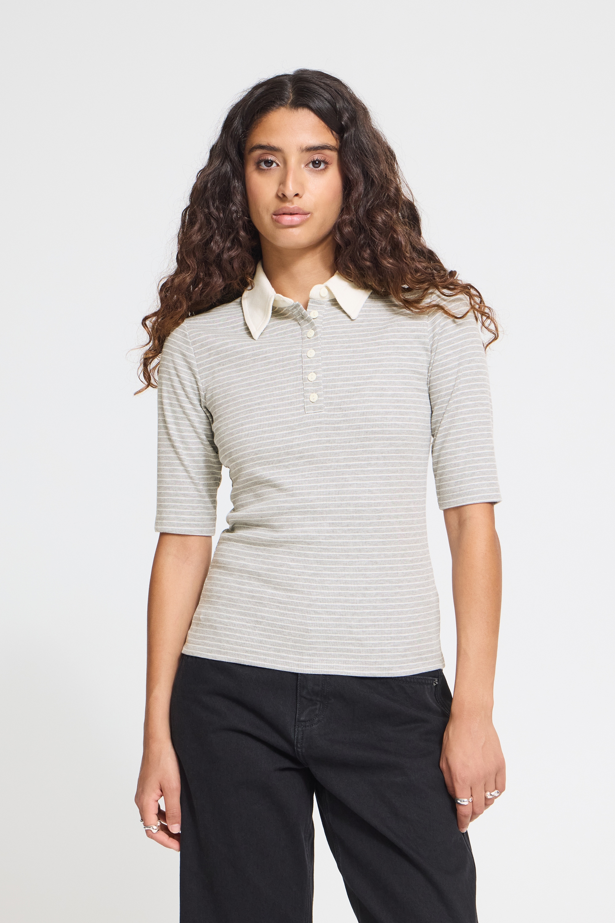 Ichi Blusentop »Damen T-Shirt kurzarm IHXFIONA«