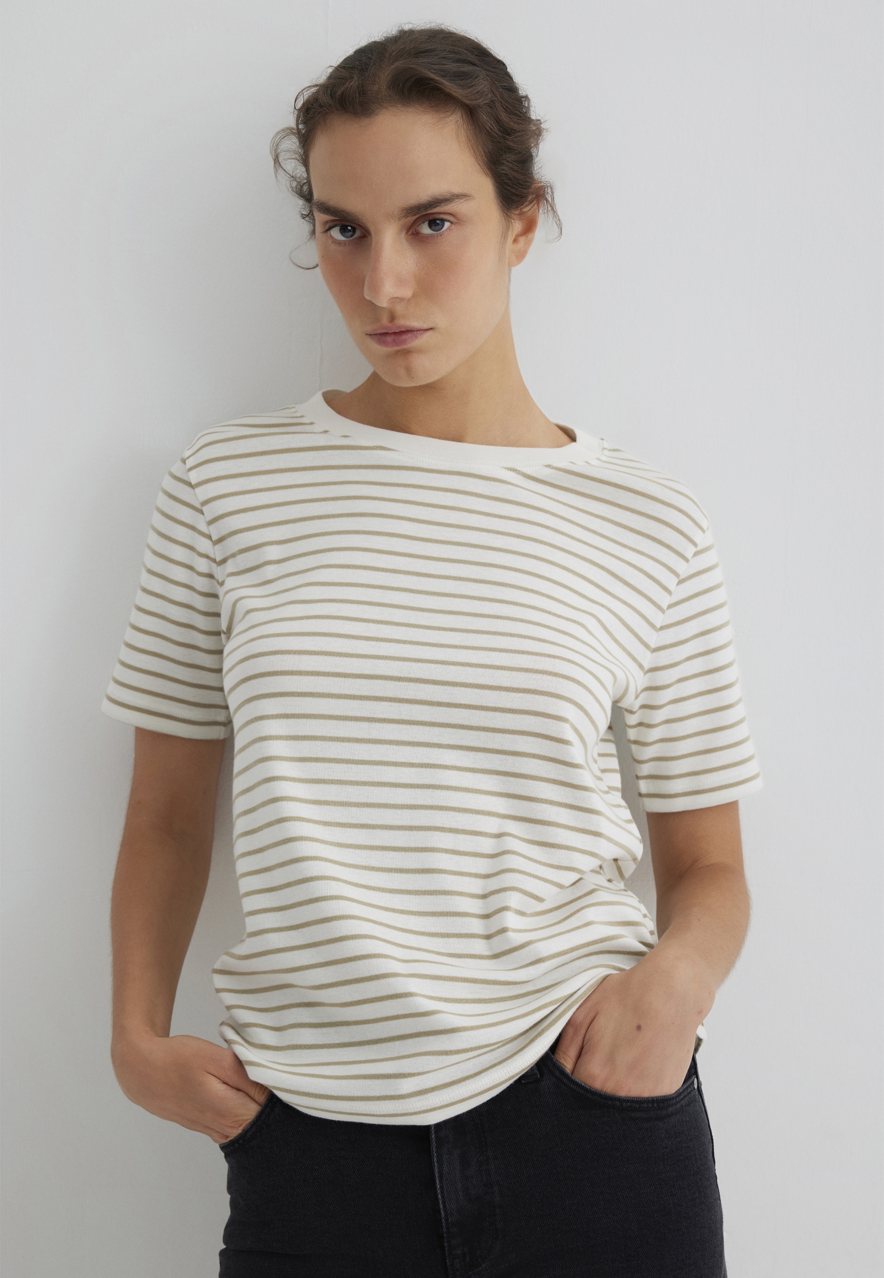 Mavi T-Shirt »CREW NECK T-SHIRT«, T-Shirt Streifen