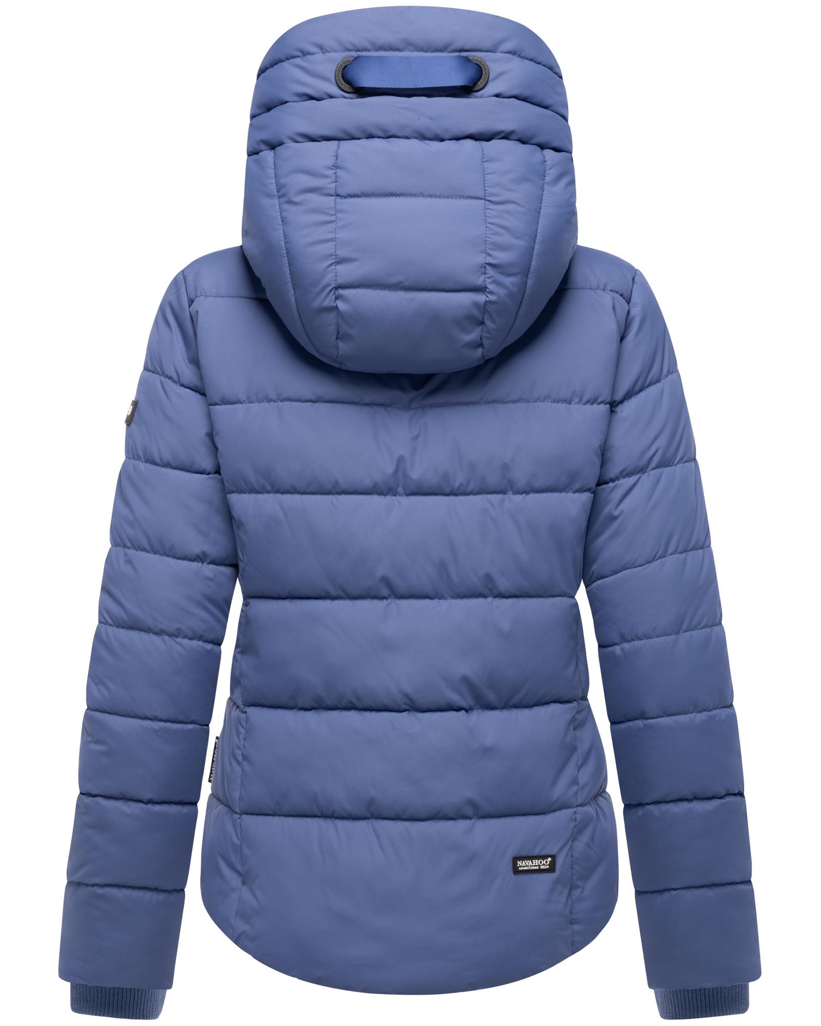 Navahoo Steppjacke »Amayaa«, mit Kapuze, stylische Damen Winterjacke mit coolen Applikationen
