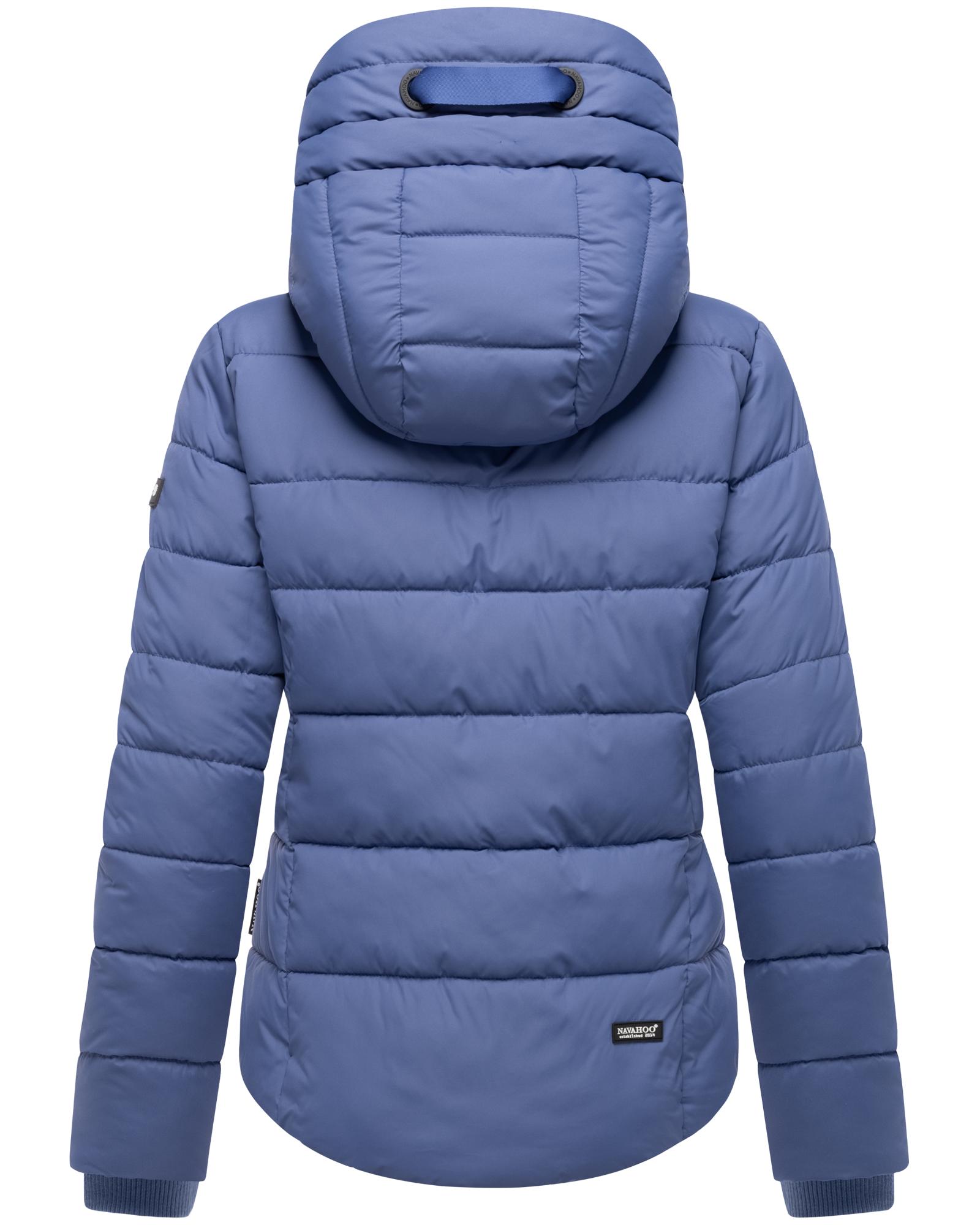 Thumbnail - Navahoo Steppjacke "Amayaa" mit Kapuze stylische Damen Winterjacke mit coolen Applikationen