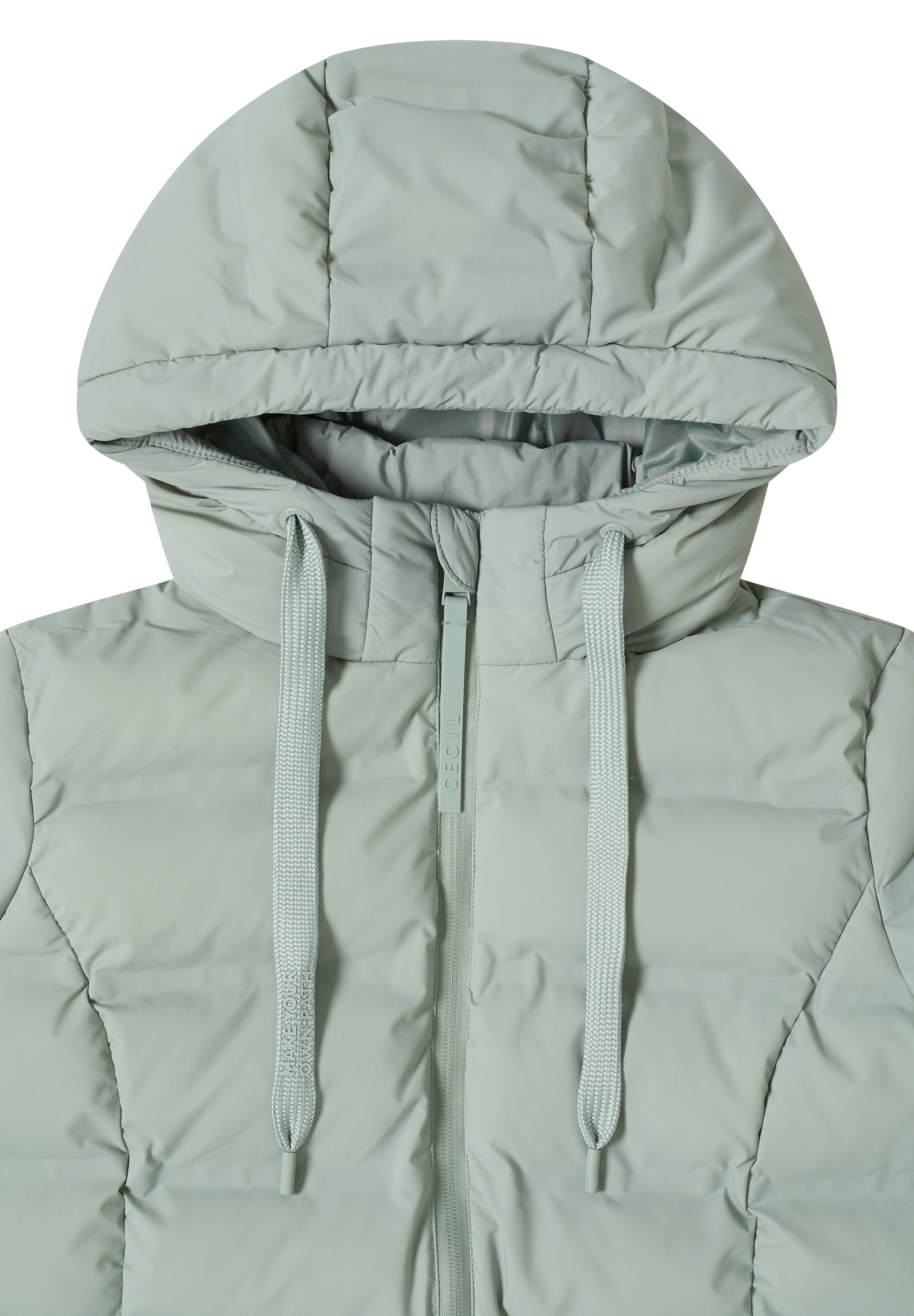 Cecil Steppjacke mit Kapuze mit Kapuze mit Tunnelzugband